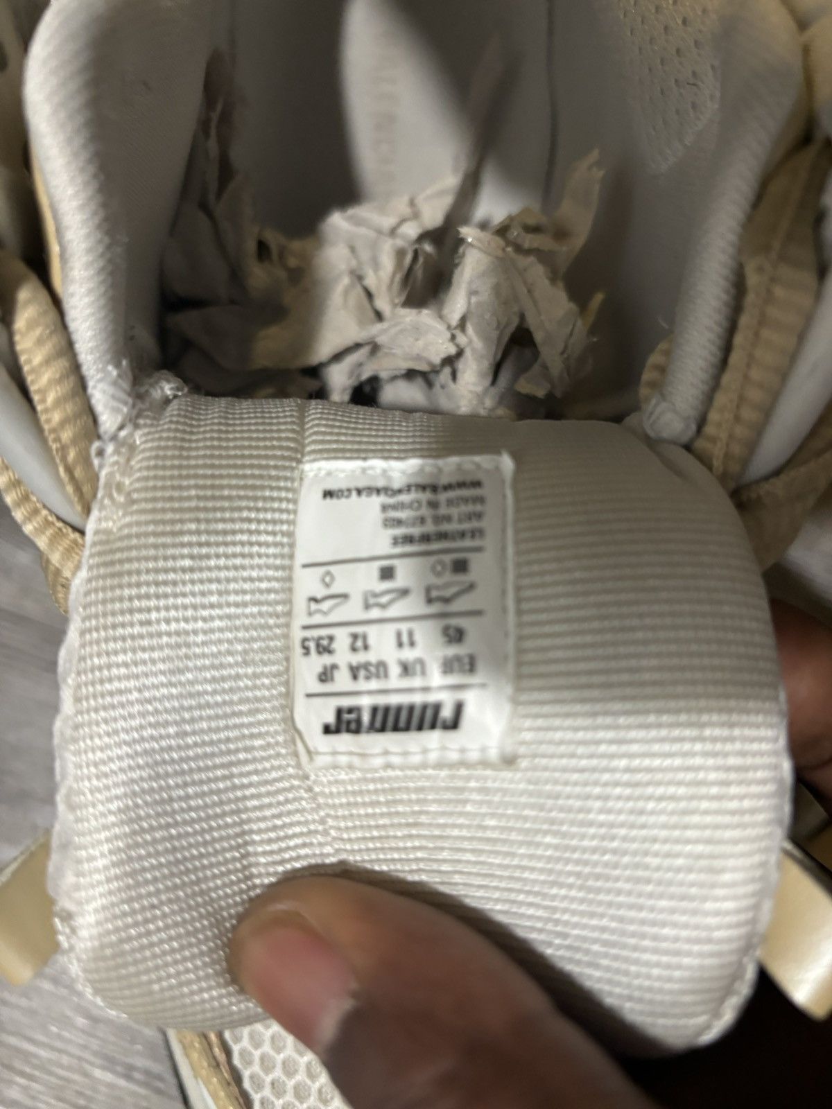 Balenciaga Blk/white/gold Size US 12.5 / EU 45-46 - 5 Thumbnail