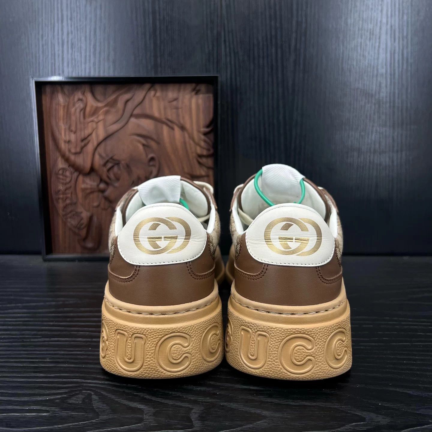 Gucci Gucci Cookie Sneakers Brown 38.5 Mint Condition Size US 8.5 / IT 38.5 - 8 Thumbnail