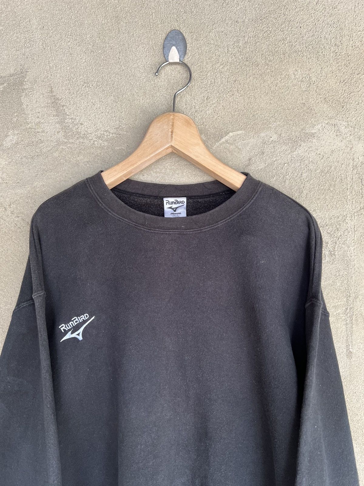 Mizuno × Vintage Vintage Runbird Mizuno Small Logo Sweatshirt Size US M / EU 48-50 / 2 - 3 Thumbnail
