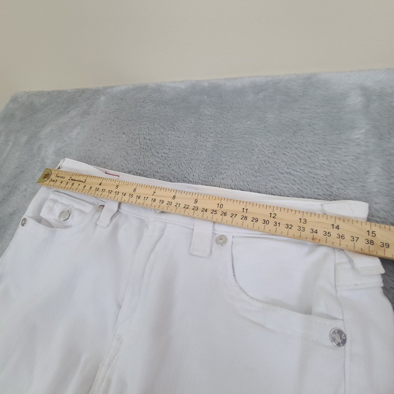 True Religion True Religion Jeans Women's 30 HALLE Mid Rise Skinny White Size 30" / US 8 / IT 44 - 4 Thumbnail