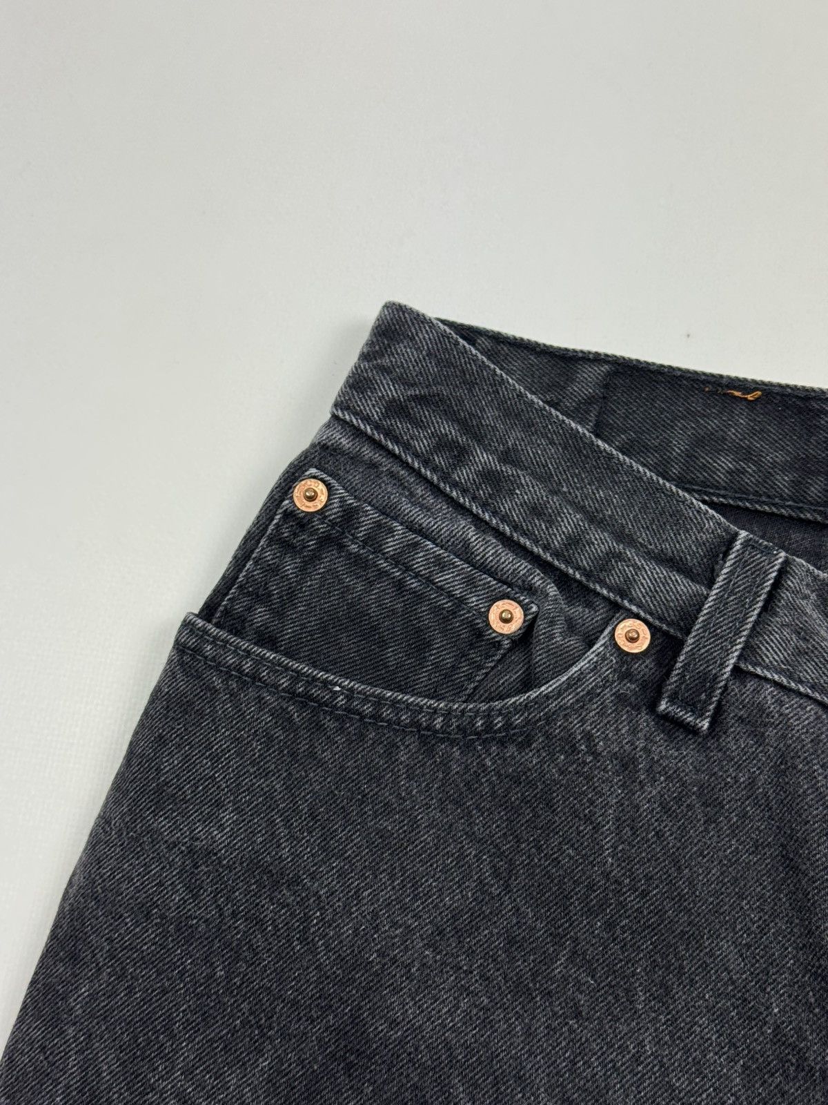 Levi's 1990’s Vintage Levi’s 17501-0660 Washed Gray Women’s Jeans Size 28" / US 6 / IT 42 - 6 Thumbnail