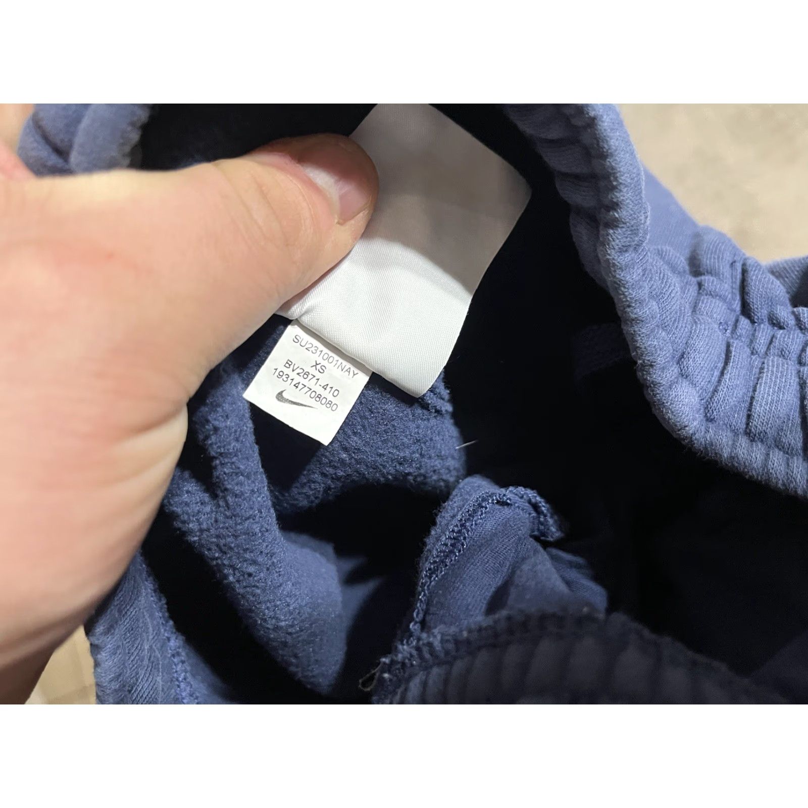 Nike Nike Fleece Joggers Solid Blue Mens Size XS Swoosh 826431 Size US XS / EU 42 / 0 - 6 Thumbnail