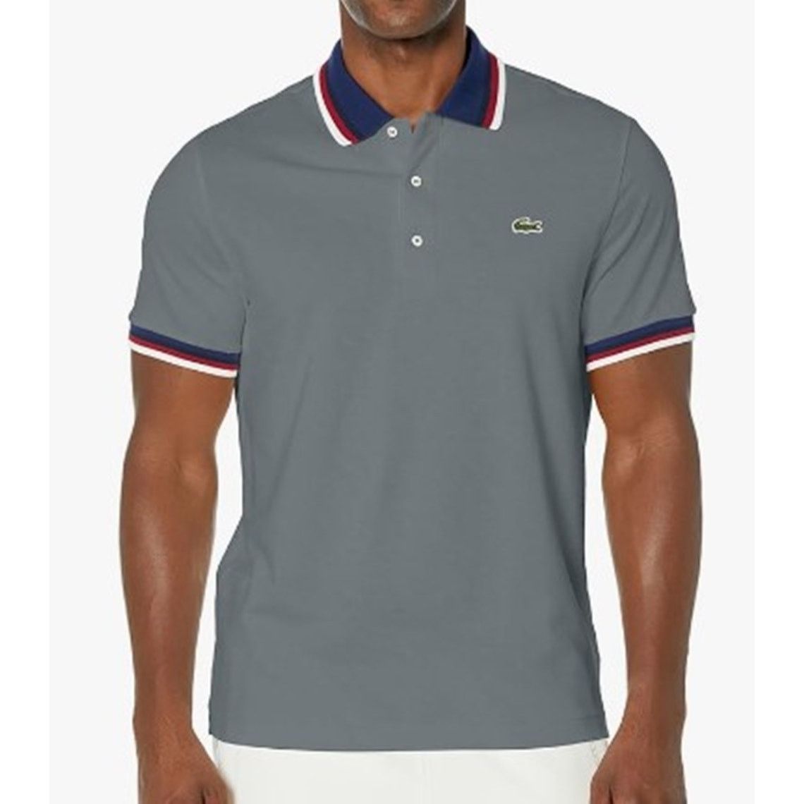 Lacoste Lacoste Men's Regular Fit Stretch Polo Shirt S Nebuleuse Size US S / EU 44-46 / 1 - 1 Thumbnail
