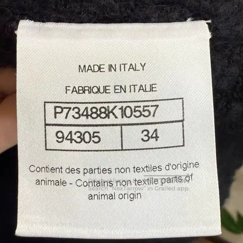 Chanel Chanel Black camelia cashmere coat Size XXS / US 00 / IT 34 - 5 Thumbnail