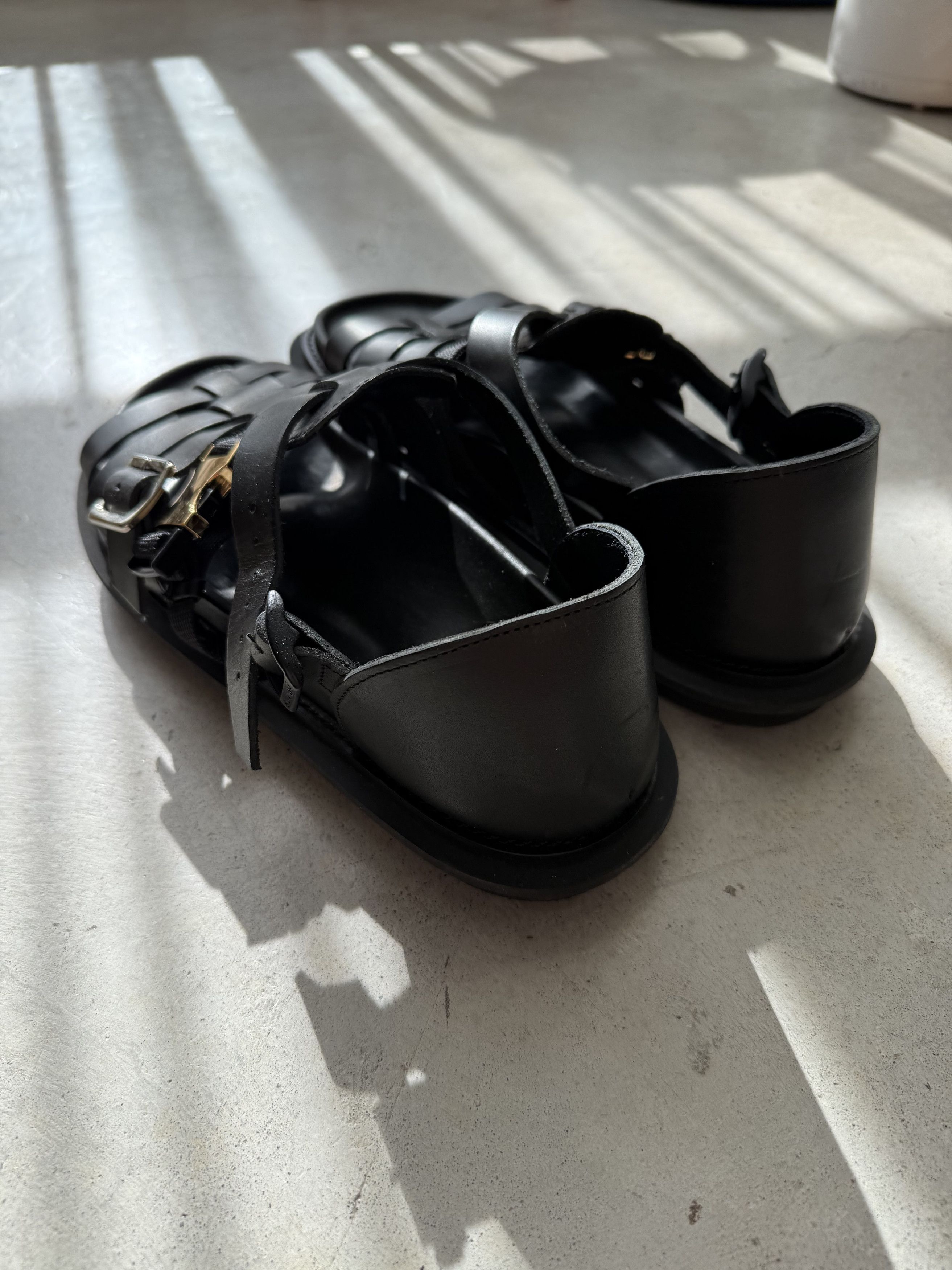 Sacai Sacai Black Multi-Belted Sandals Size US 10 / EU 43 - 3 Thumbnail