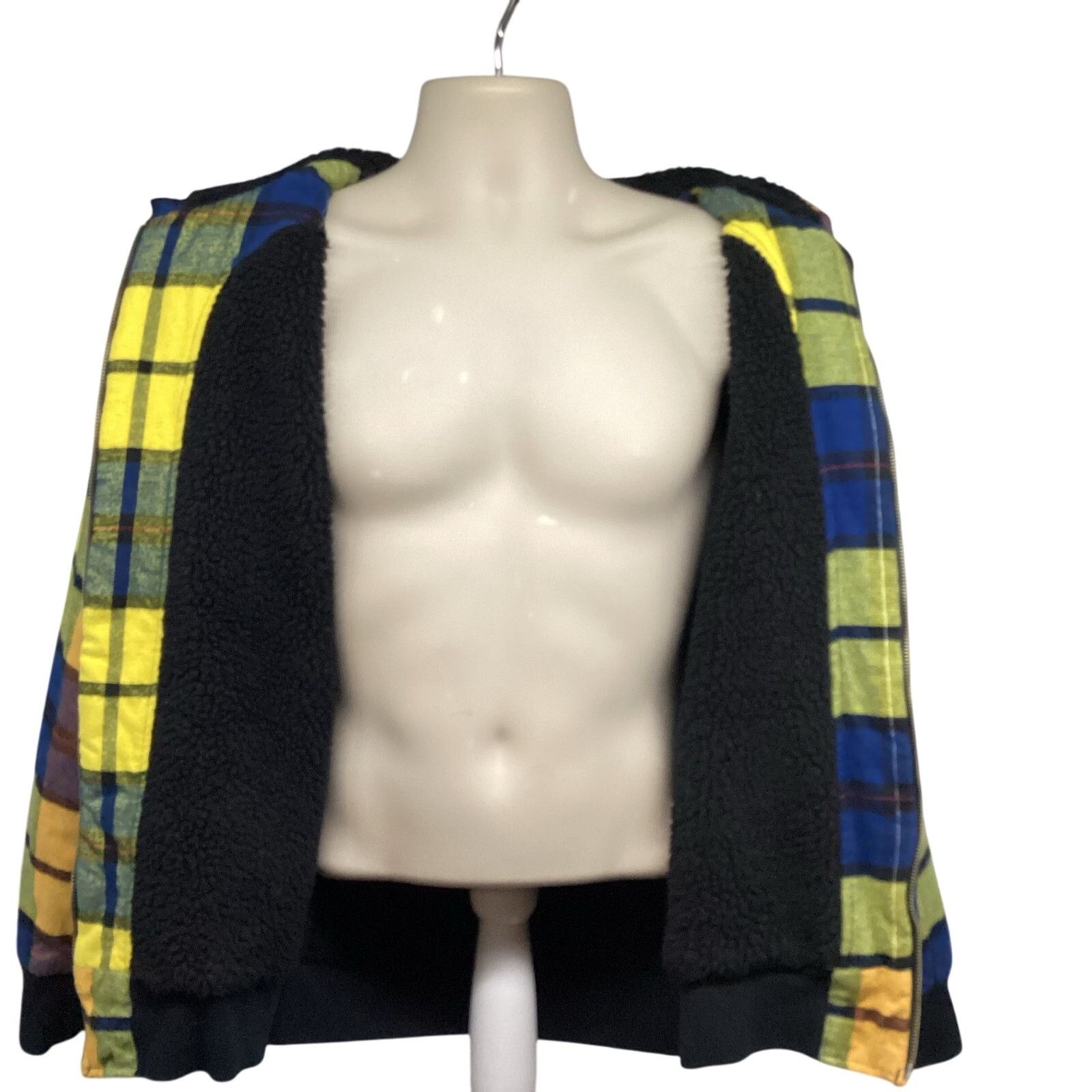 Fox Racing Fox Racing Zip Up Hoodie Jacket Medium Plaid Sherpa Lined Size US M / EU 48-50 / 2 - 1 Thumbnail