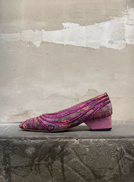 Undercover UNDERCOVER Early Spiderweb Sequin Square-Toe Flats Size US 6.5 / IT 36.5 - 5 Thumbnail