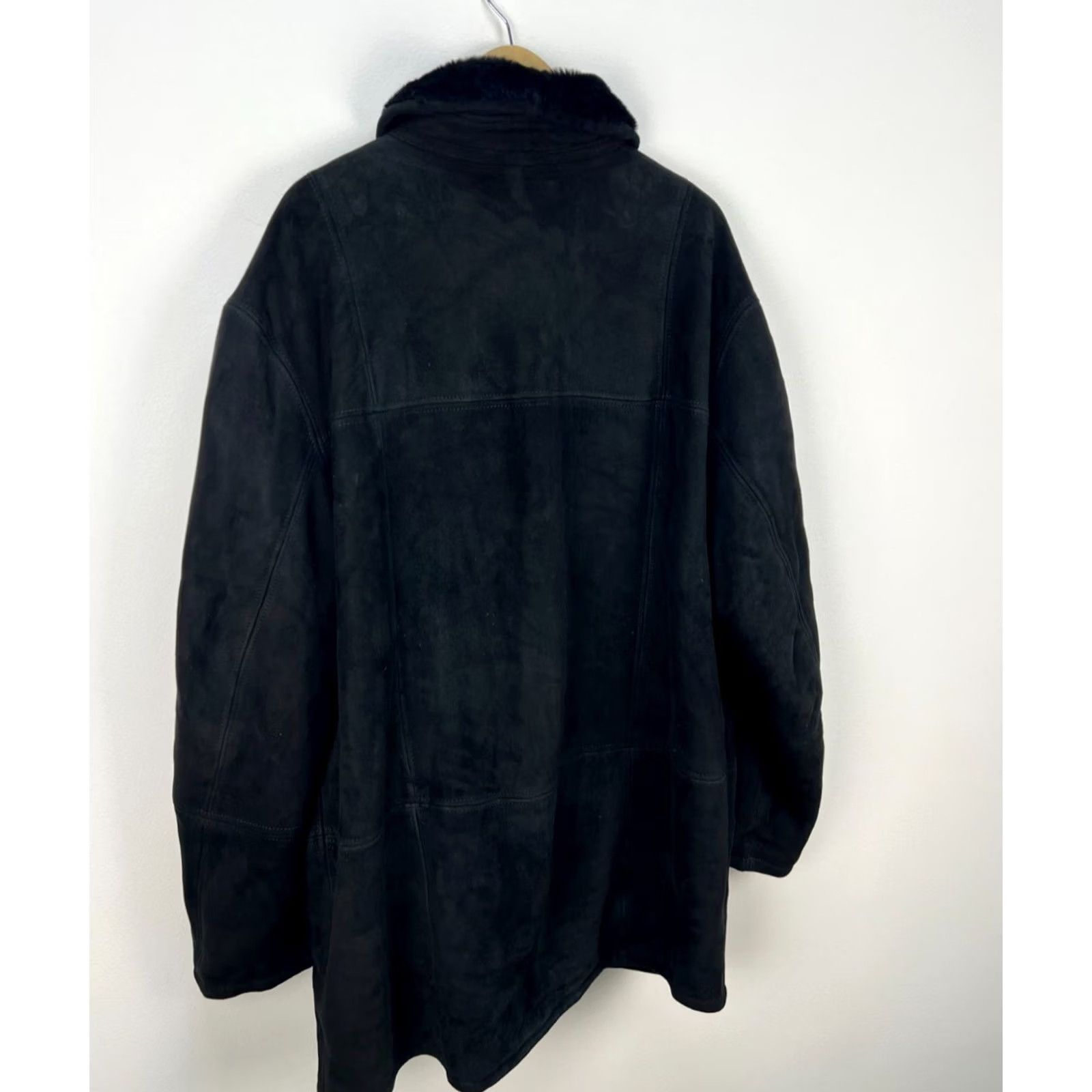 Gallotti Gallotti Shearling Best of the Best Jacket Mens Wool Lamb Skin Black Sz 56 Vintage Size US XL / EU 56 / 4 - 5 Thumbnail