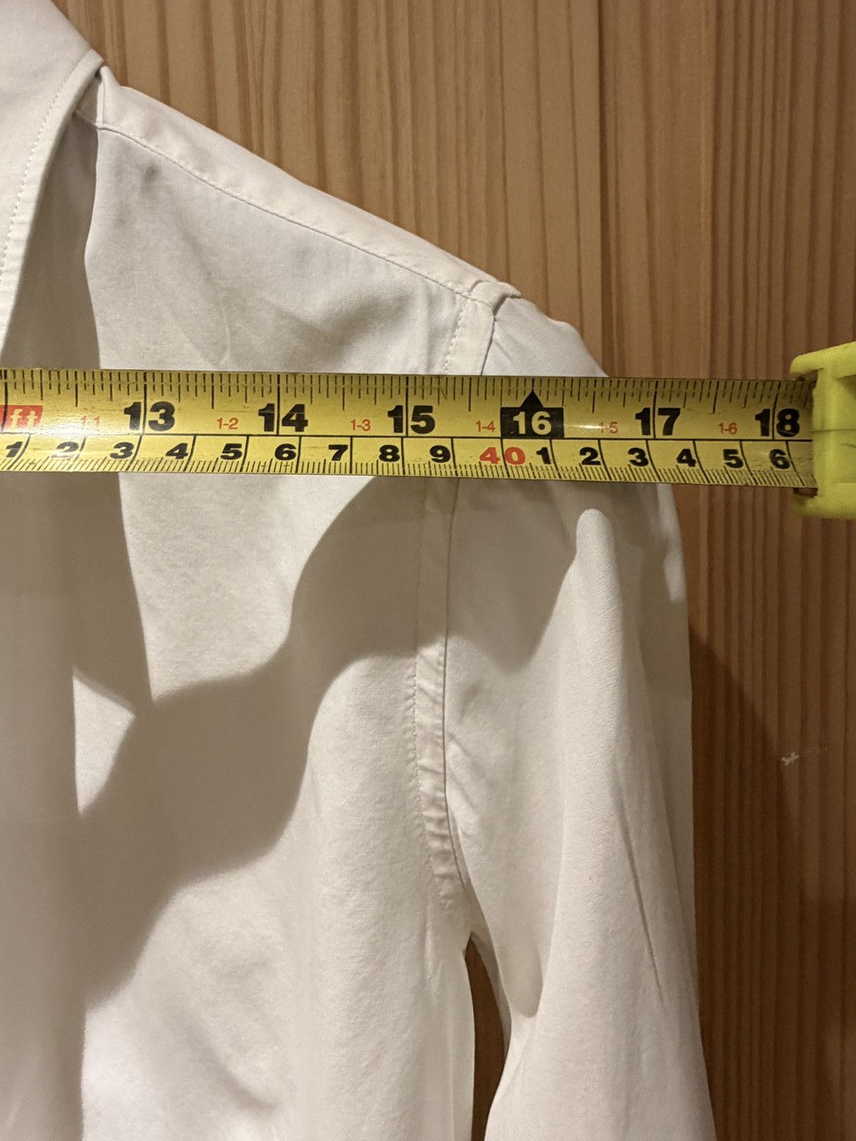 Miu Miu Archive Miu Miu Men’s White Double Cuff Shirt IT 37 / 14.5 Size US S / EU 44-46 / 1 - 14 Thumbnail