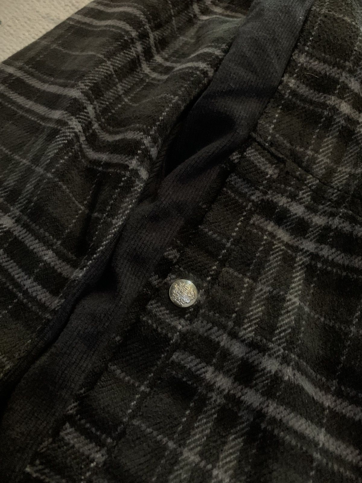 Japanese Brand Double Focus Fur Multi Pocket Jacket Tartan LGB Style Size US L / EU 52-54 / 3 - 9 Thumbnail