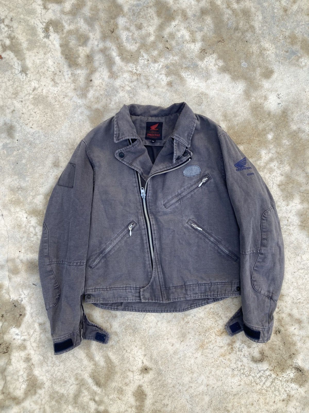 SHINICHIRO ARAKAWA Honda Shinichiro Arakawa Reflective Multi Pocket Moto Jakcet Size US M / EU 48-50 / 2 - 3 Thumbnail