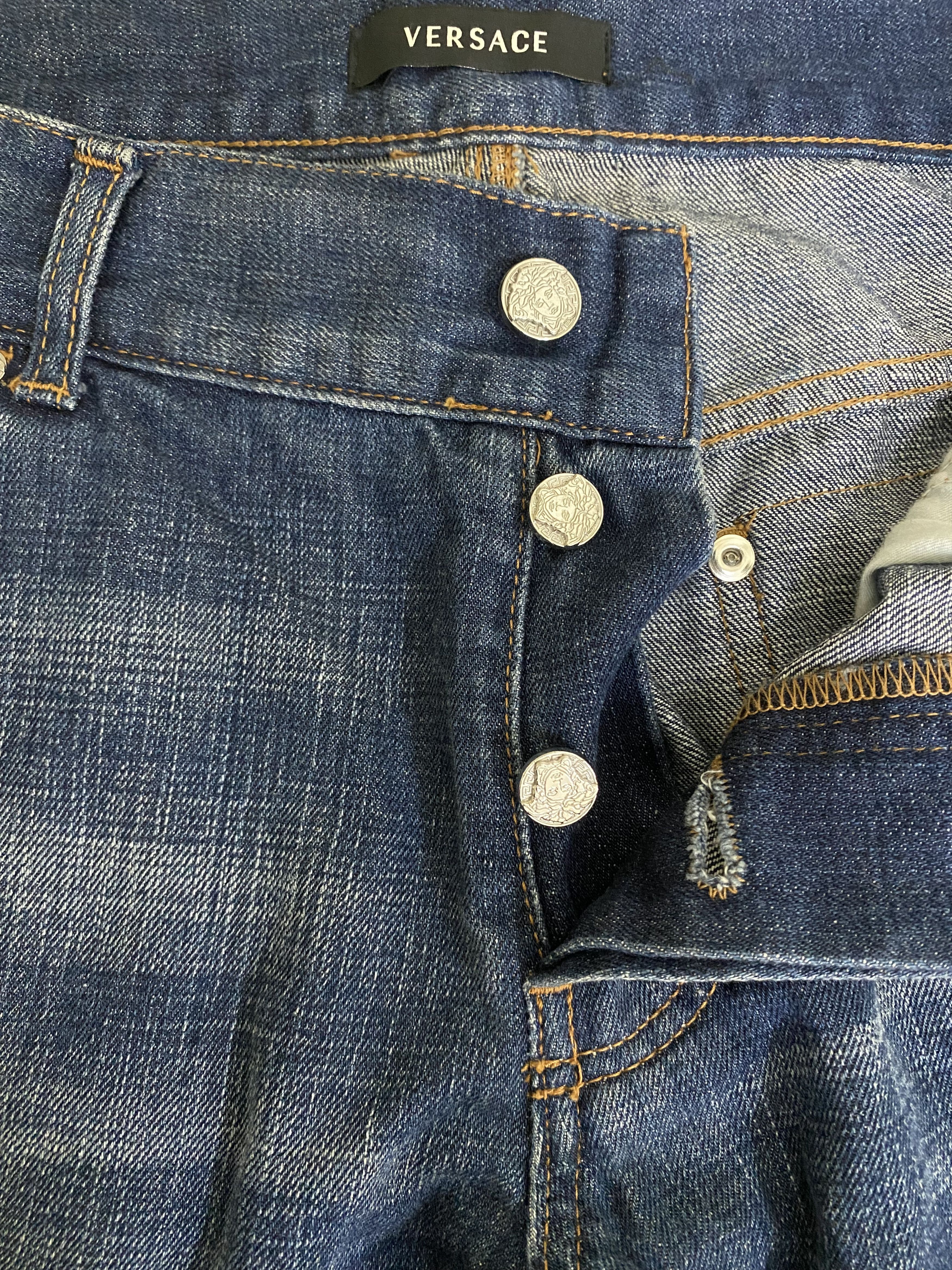 Versace Versace Classic Cut Denim Size US 35 - 5 Thumbnail