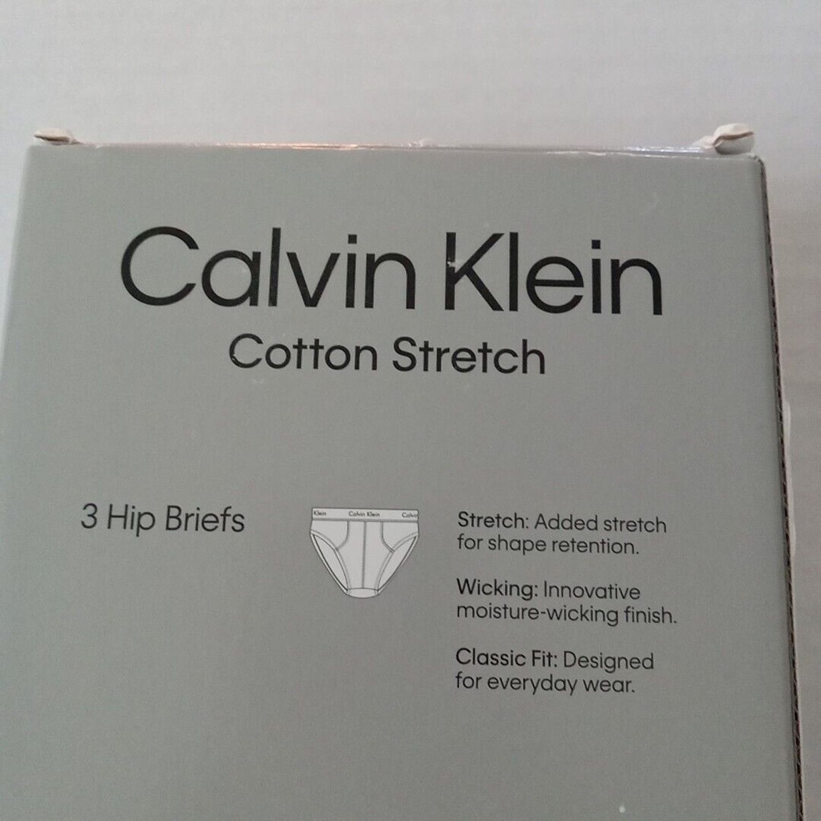 Calvin Klein Calvin Klein Classic Hip Brief 3 Pack Black Men's Size 2XL Size 44 - 3 Thumbnail