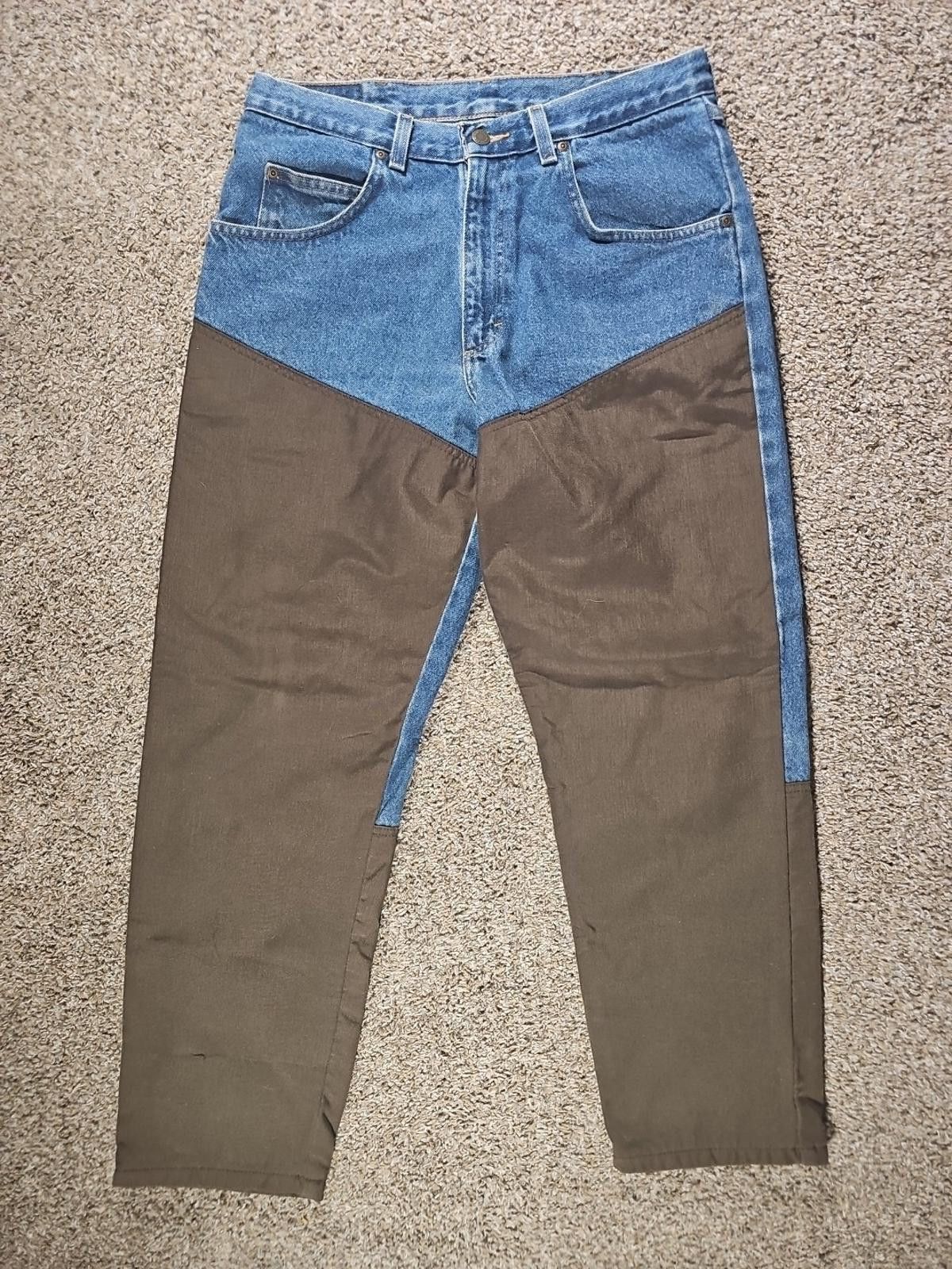 Wrangler Wrangler 34x30 Straight Leg Chainsaw Outdoor Work Jeans Size US 34 / EU 50 - 1 Thumbnail