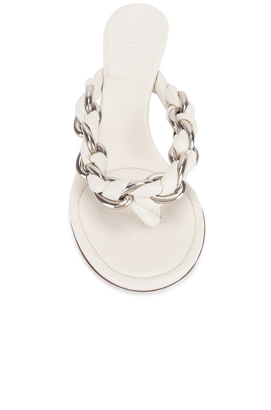 Bottega Veneta o1bcso1str0924 Dot Sandals in White Size US 9 / IT 39 - 4 Thumbnail