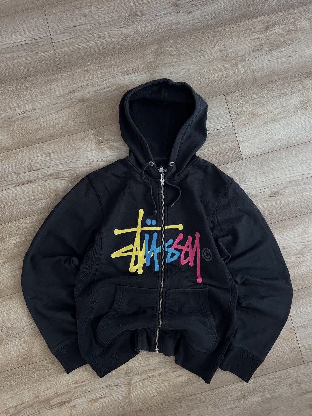 Stussy Stussy Sport Zip Hoodie Black | Grailed