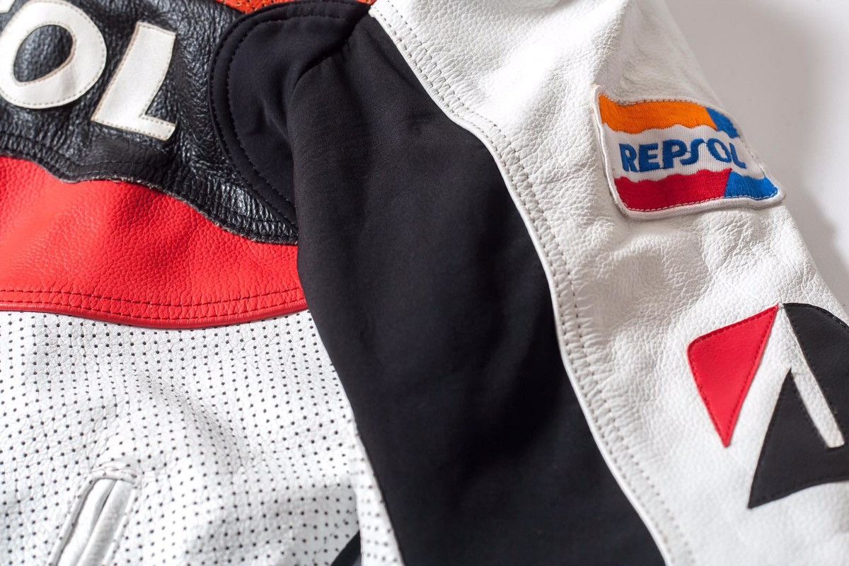 Honda Honda Repsol Vintage Leather Biker Jacket Size L Size US L / EU 52-54 / 3 - 6 Thumbnail