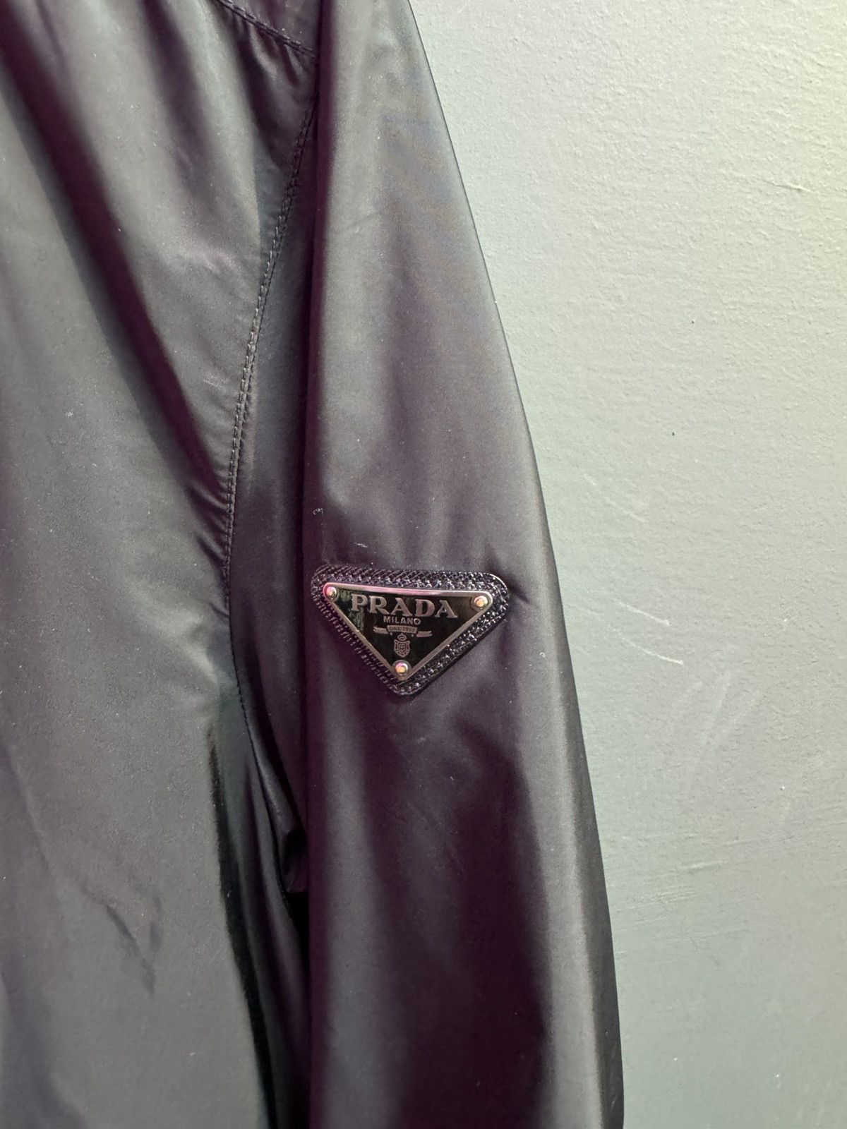 Prada Prada black Nylon windbreaker Size US S / EU 44-46 / 1 - 2 Thumbnail