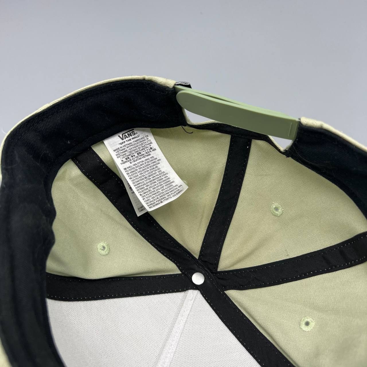 Vans Vans Off the Wall Hat Men Light Green Snap Back Cap Size ONE SIZE - 6 Thumbnail