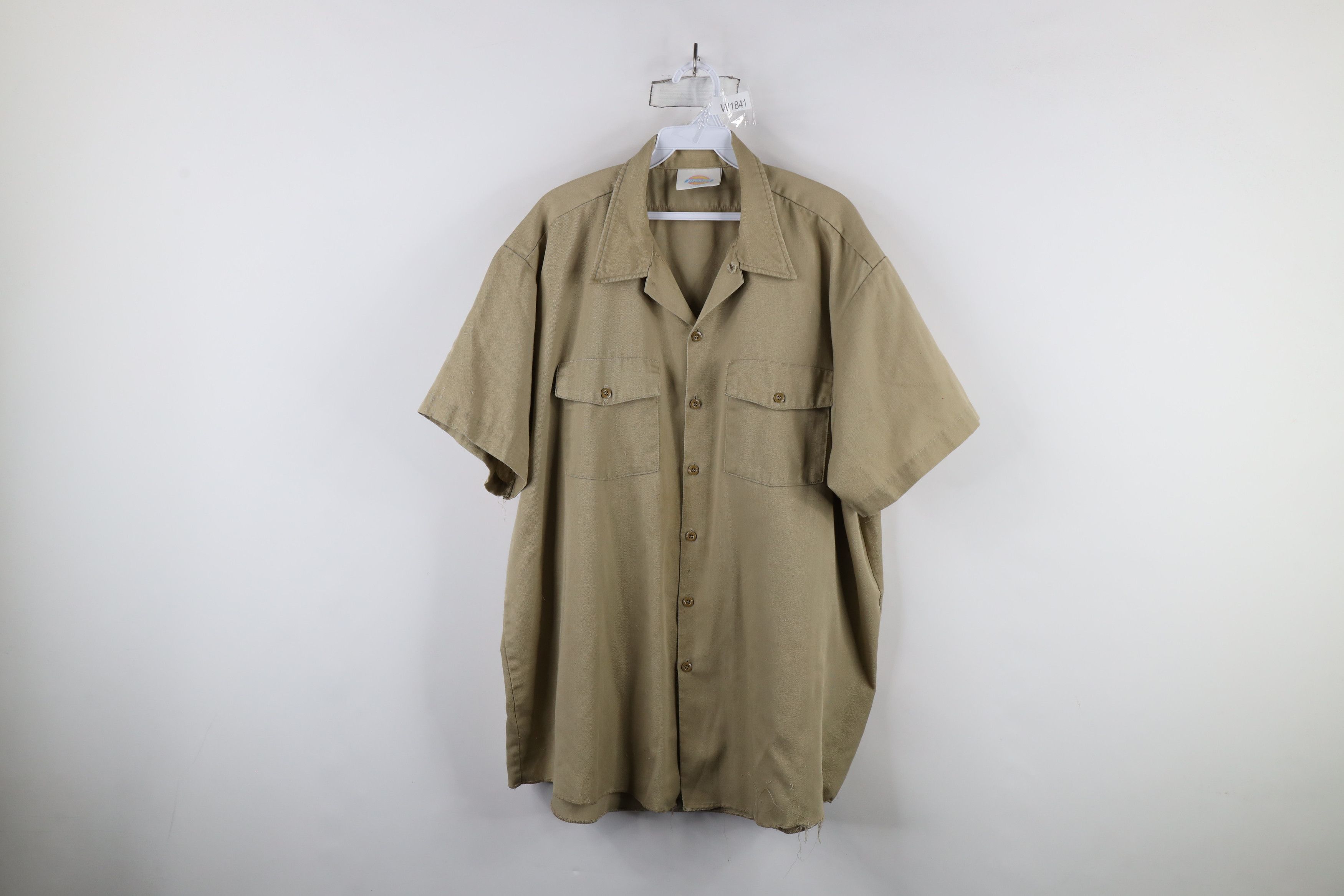 Dickies × Vintage Vintage 90s Dickies Workwear Mechanic Button Shirt USA Size US XXL / EU 58 / 5 - 1 Thumbnail