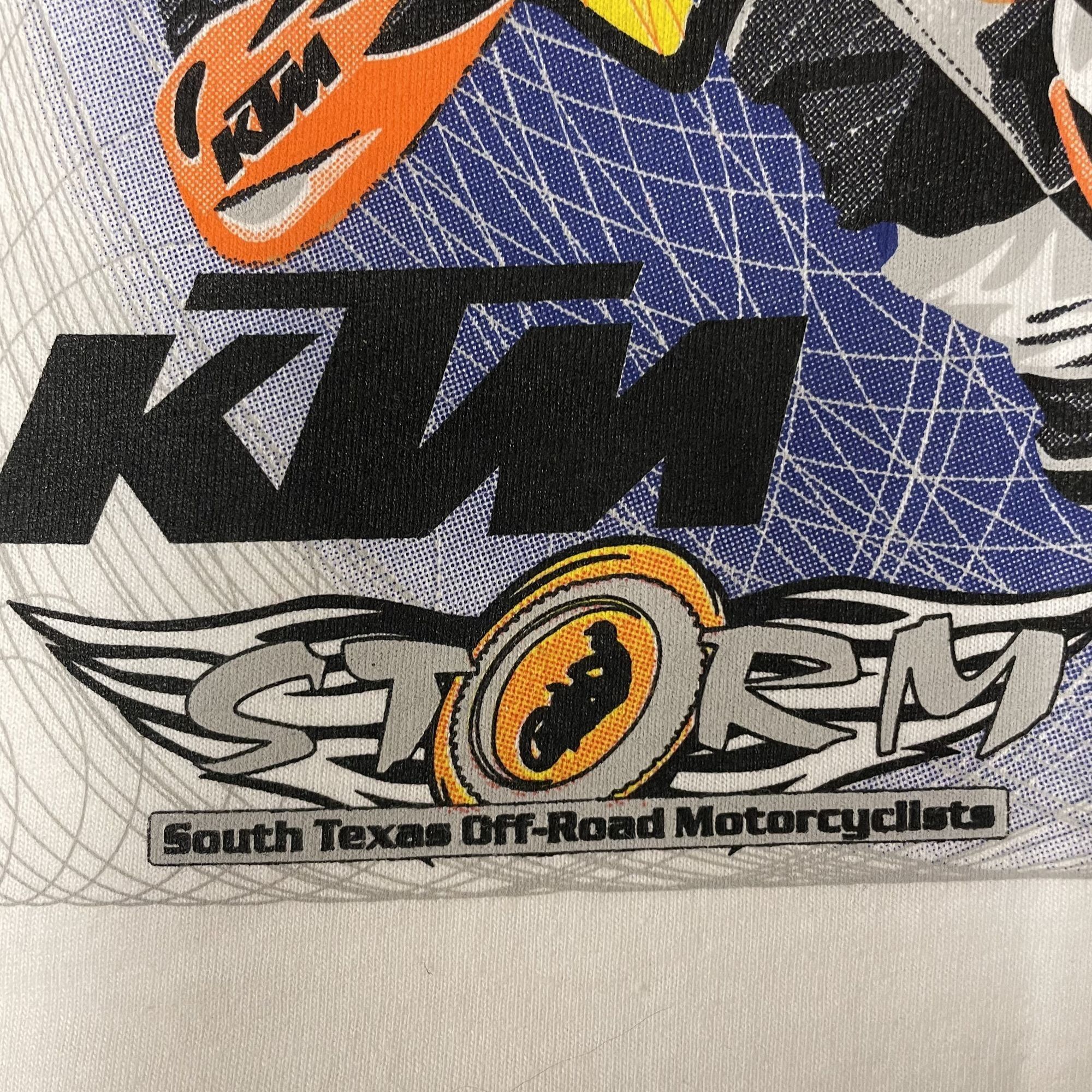 Hanes NOS New Austin TX Round 2 KTM Storm Dirt Bike Racing T Shirt Size US XL / EU 56 / 4 - 6 Thumbnail