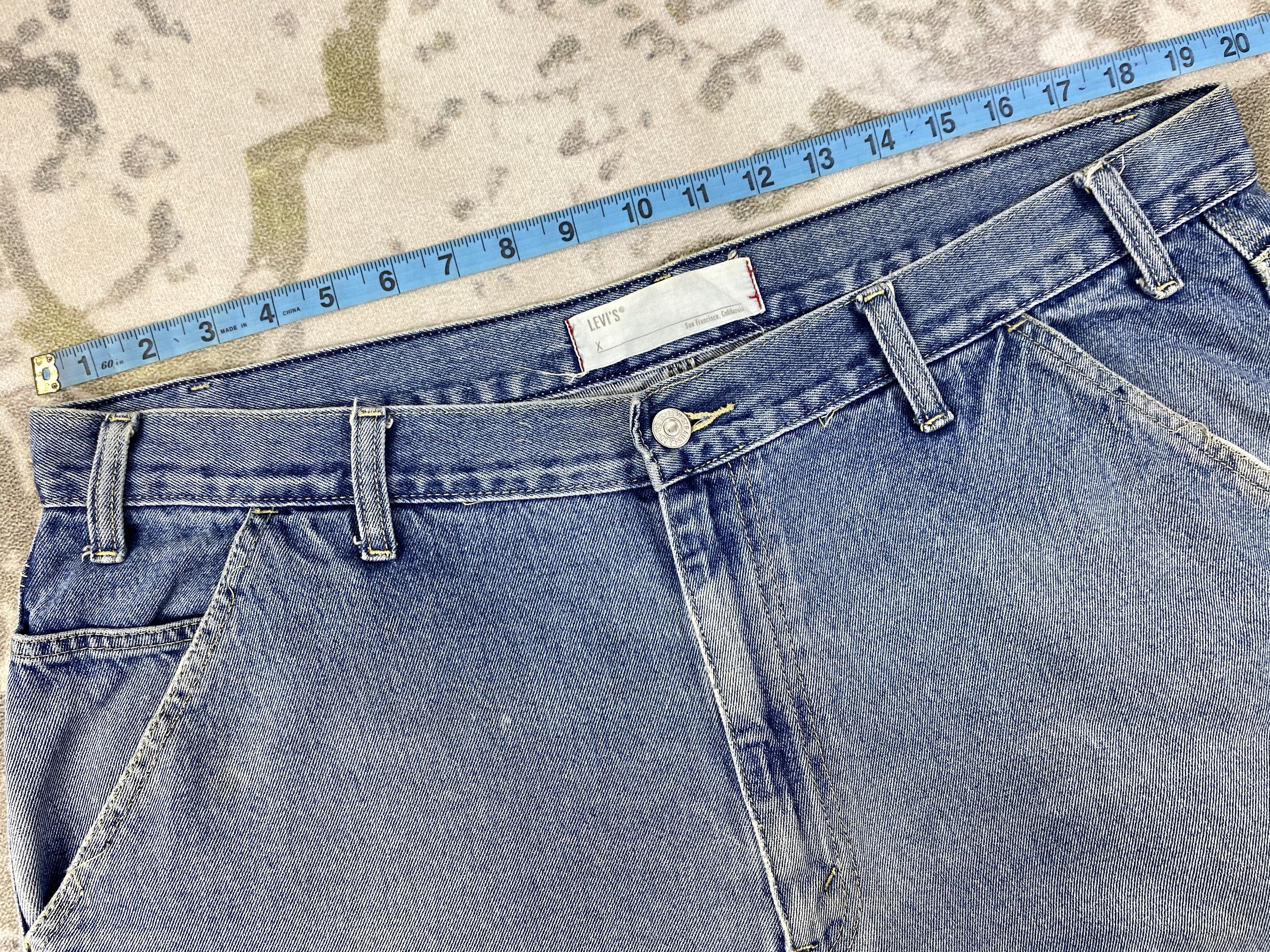If Six Was Nine Blue Vintage Levi's Carpenter Jeans 39x30.5 Denim -JN2087 Size US 39 - 5 Thumbnail