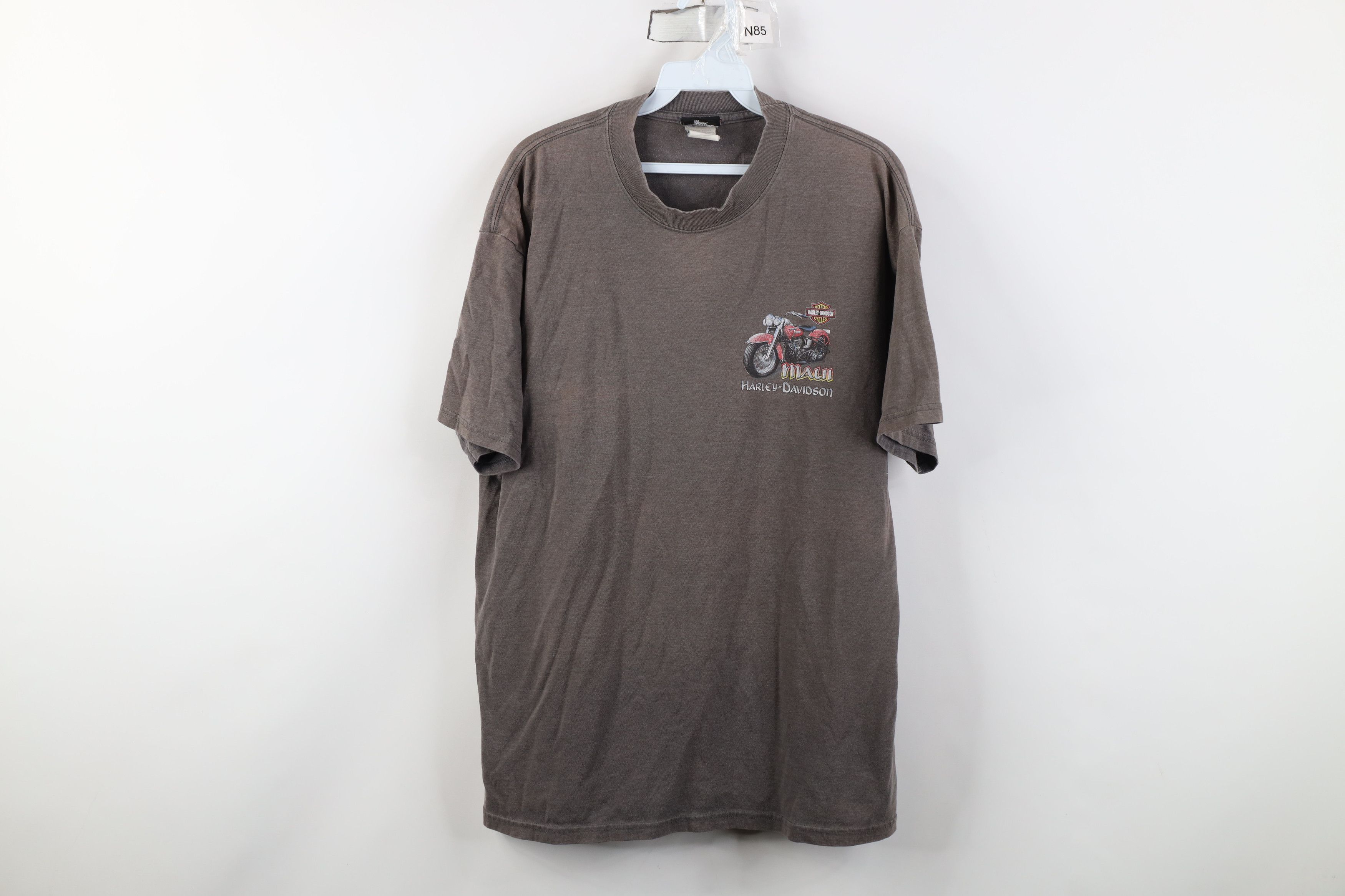 Harley Davidson Vintage Y2K 2001 Harley Davidson Maui Hawaii T-Shirt Gray Size US L / EU 52-54 / 3 - 1 Thumbnail