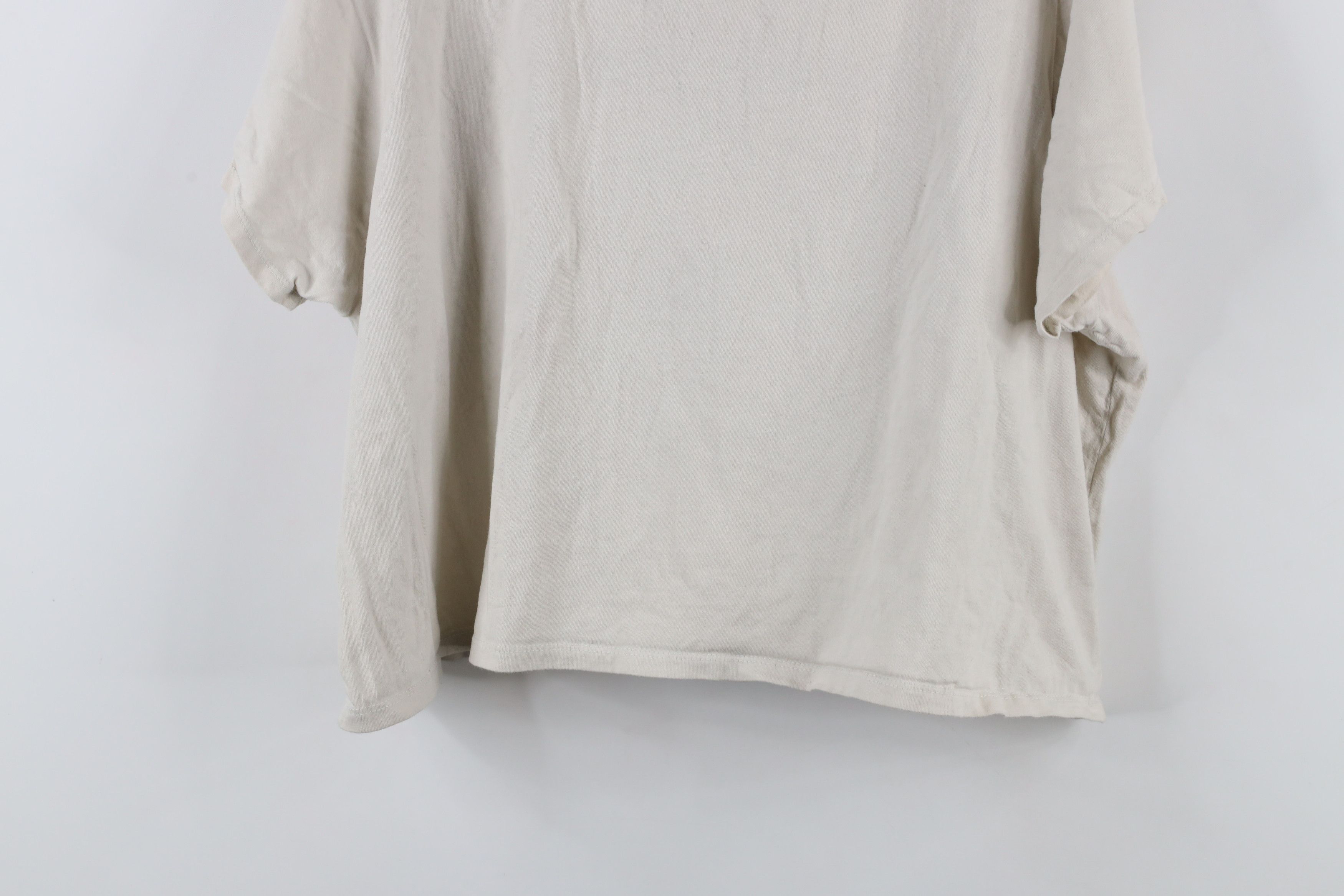 Vintage Thorn and Fable Cropped Alice In Wonderland T-Shirt Beige Size XXL / US 16-18 / IT 52-54 - 13 Thumbnail