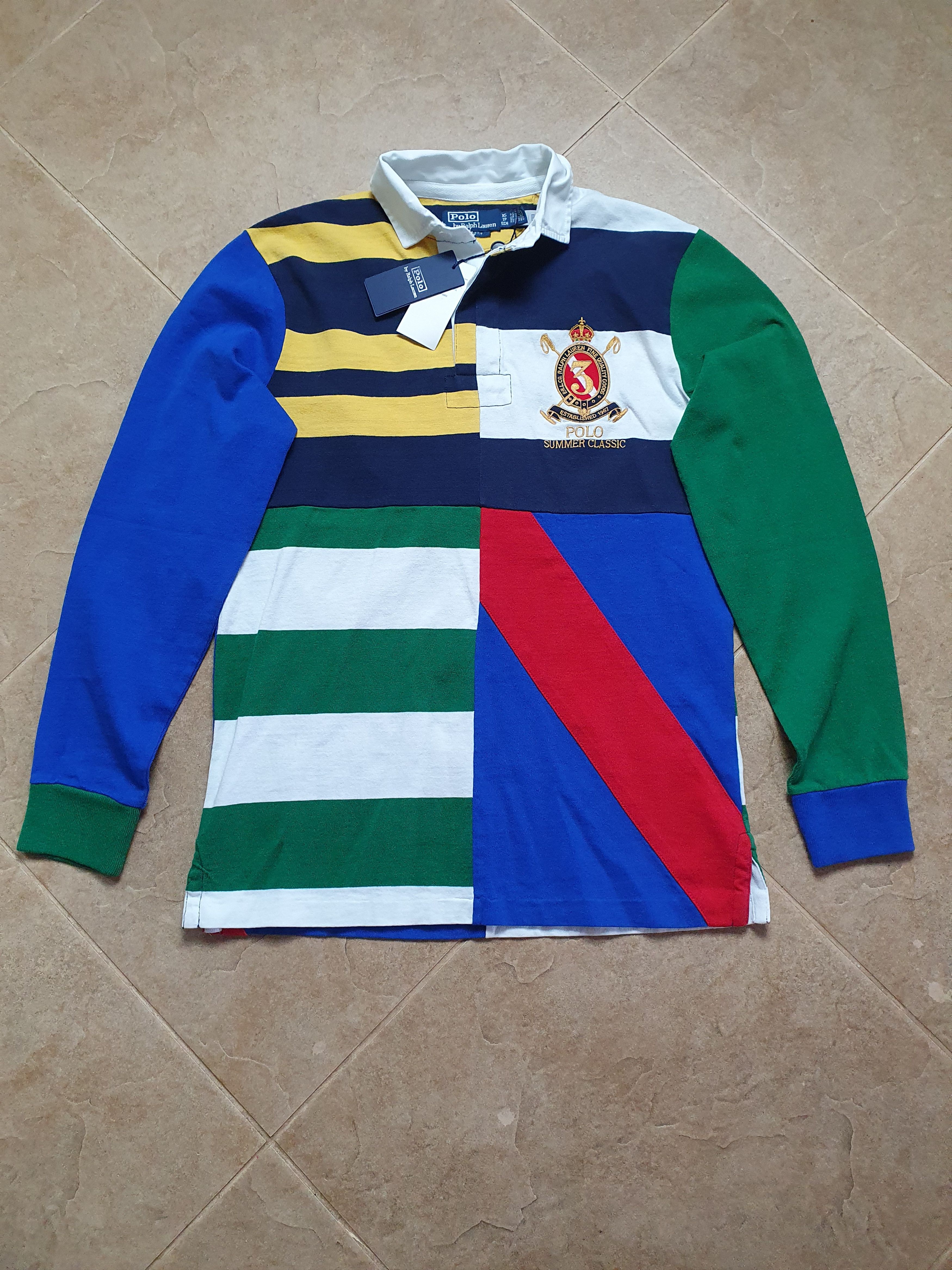 Polo Ralph Lauren Vintage Sweater Polo Ralph Lauren Clissic Rugby jersey Size US XS / EU 42 / 0 - 1 Thumbnail