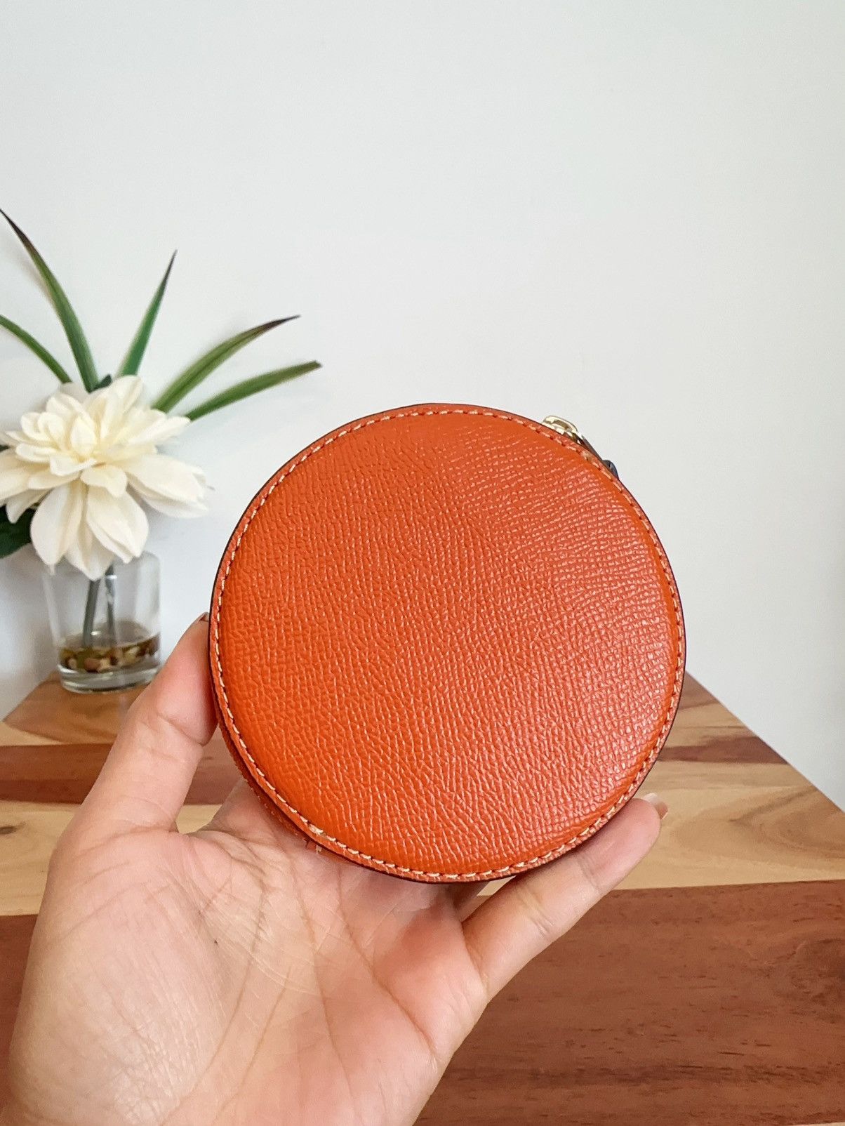 Coach NWT Coach Orange Coin Case Size ONE SIZE - 3 Thumbnail