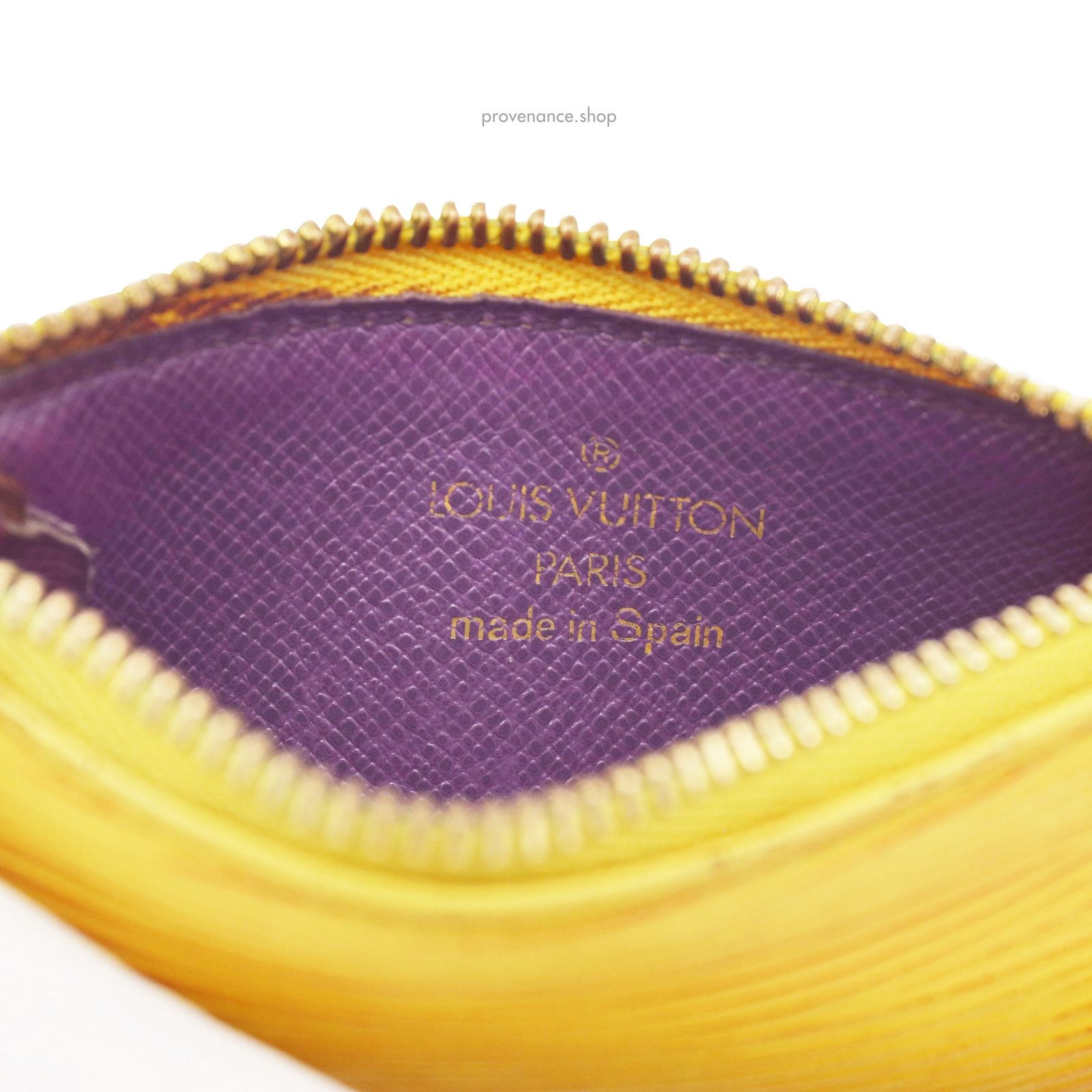 Louis Vuitton 🔴 Louis Vuitton Key Pouch Cles - Tassil Yellow Epi Leather Size ONE SIZE - 6 Thumbnail