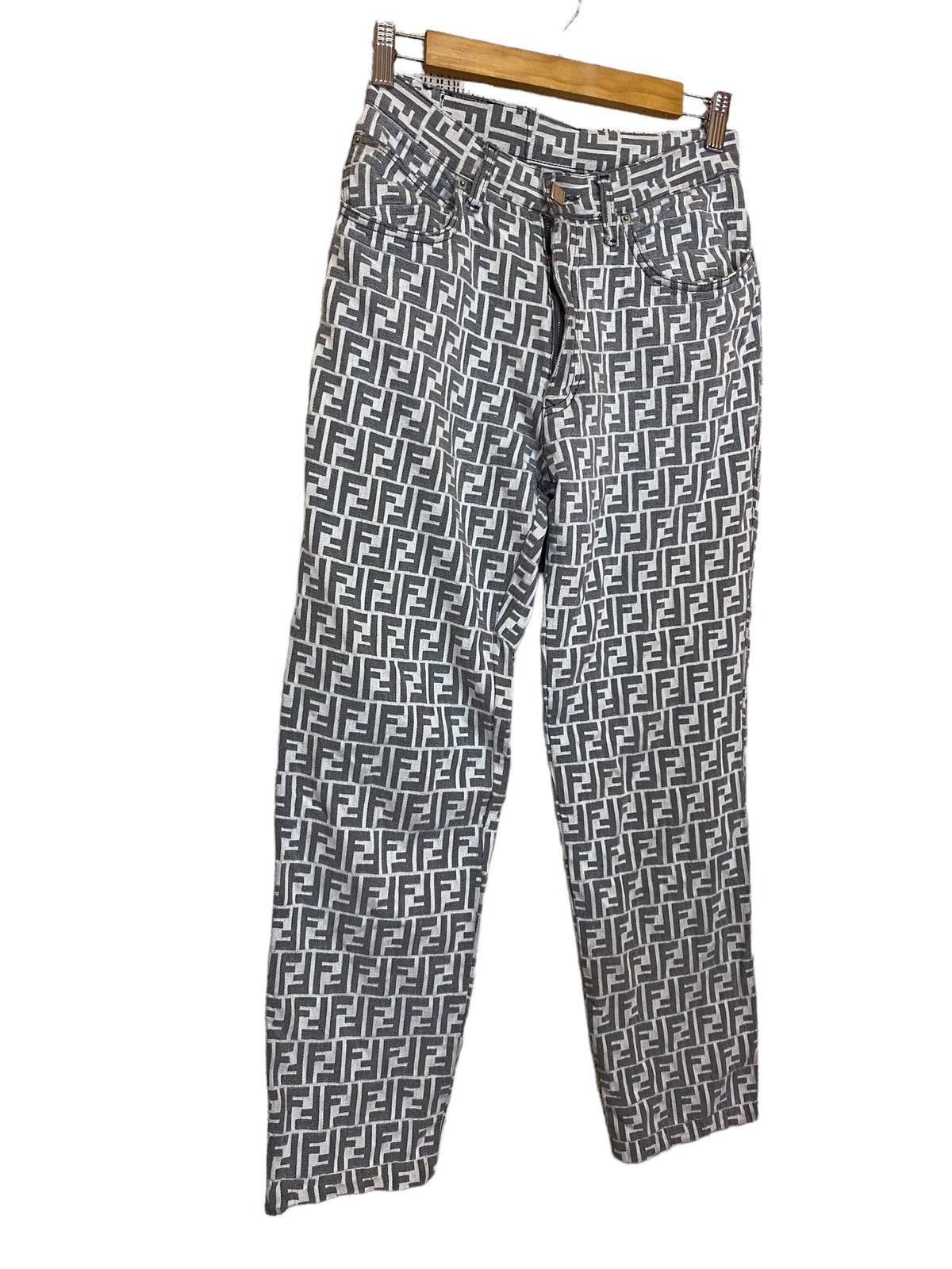 Fendi Vintage fendi pant zucca monogram Size US 28 / EU 44 - 2 Thumbnail