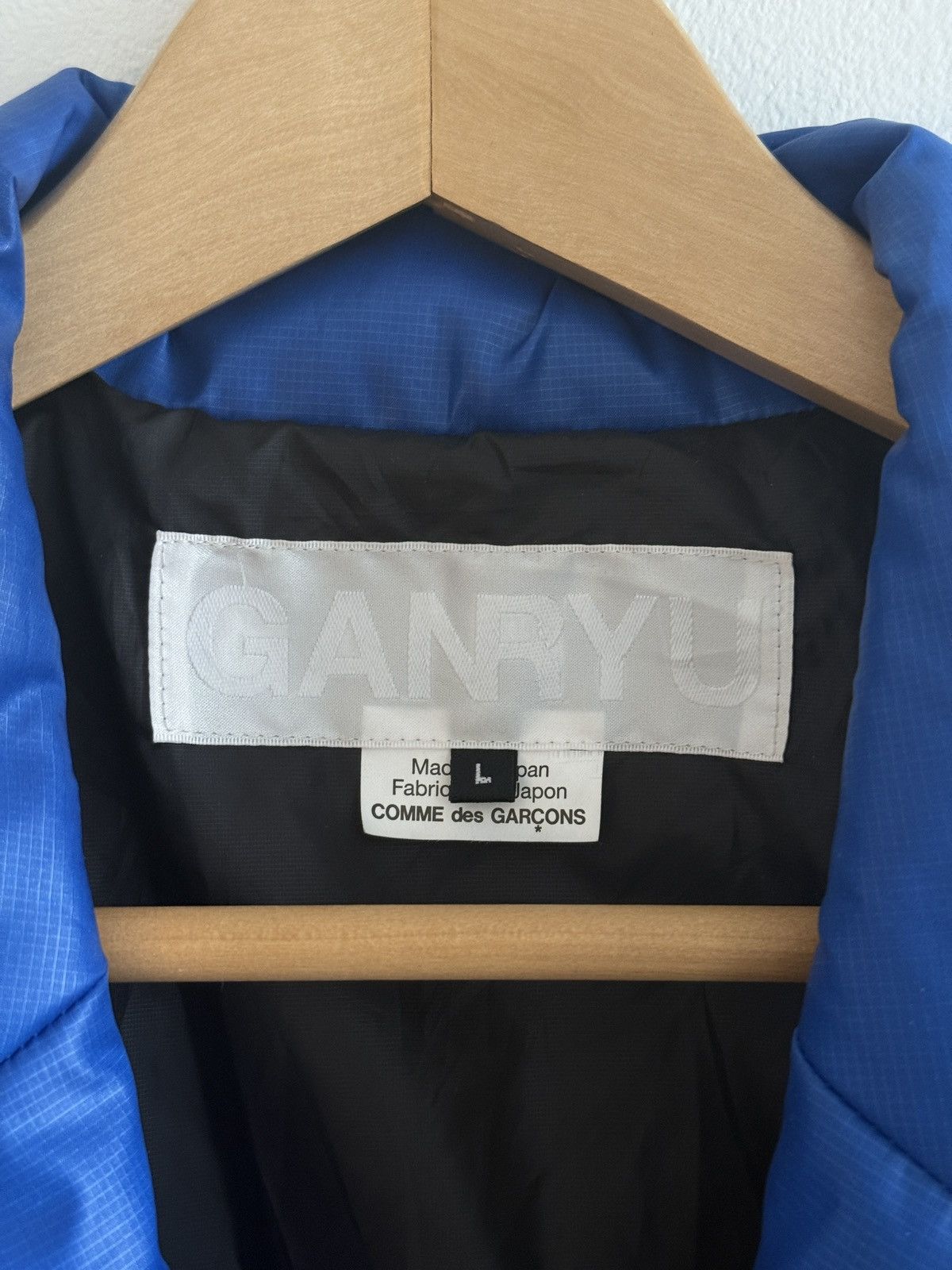 Comme des Garcons Ganryu Comme des Garçons notch lapel padded jacket blue Size US M / EU 48-50 / 2 - 2 Thumbnail