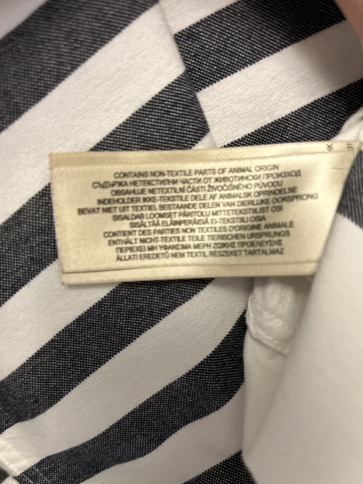Burberry Burberry Brit White Striped Cotton long Sleeve shirt M Size US M / EU 48-50 / 2 - 10 Thumbnail