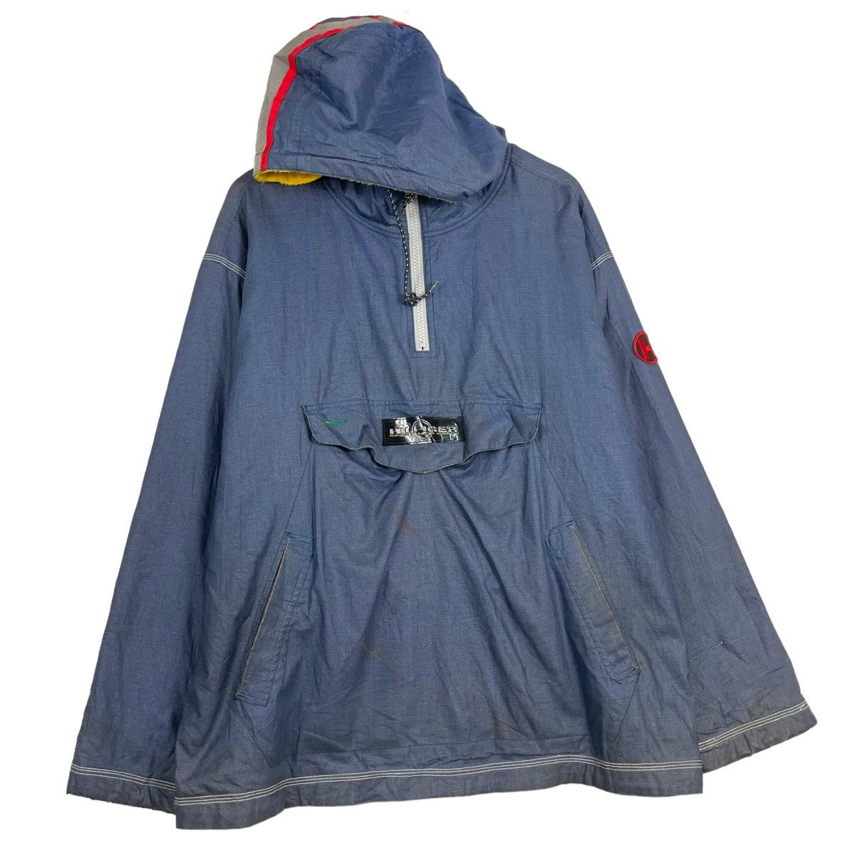Tommy Hilfiger × Vintage 💥TOMMY HILFIGER ANORAK HOODIE SURVIVAL JACKET Size US L / EU 52-54 / 3 - 2 Thumbnail