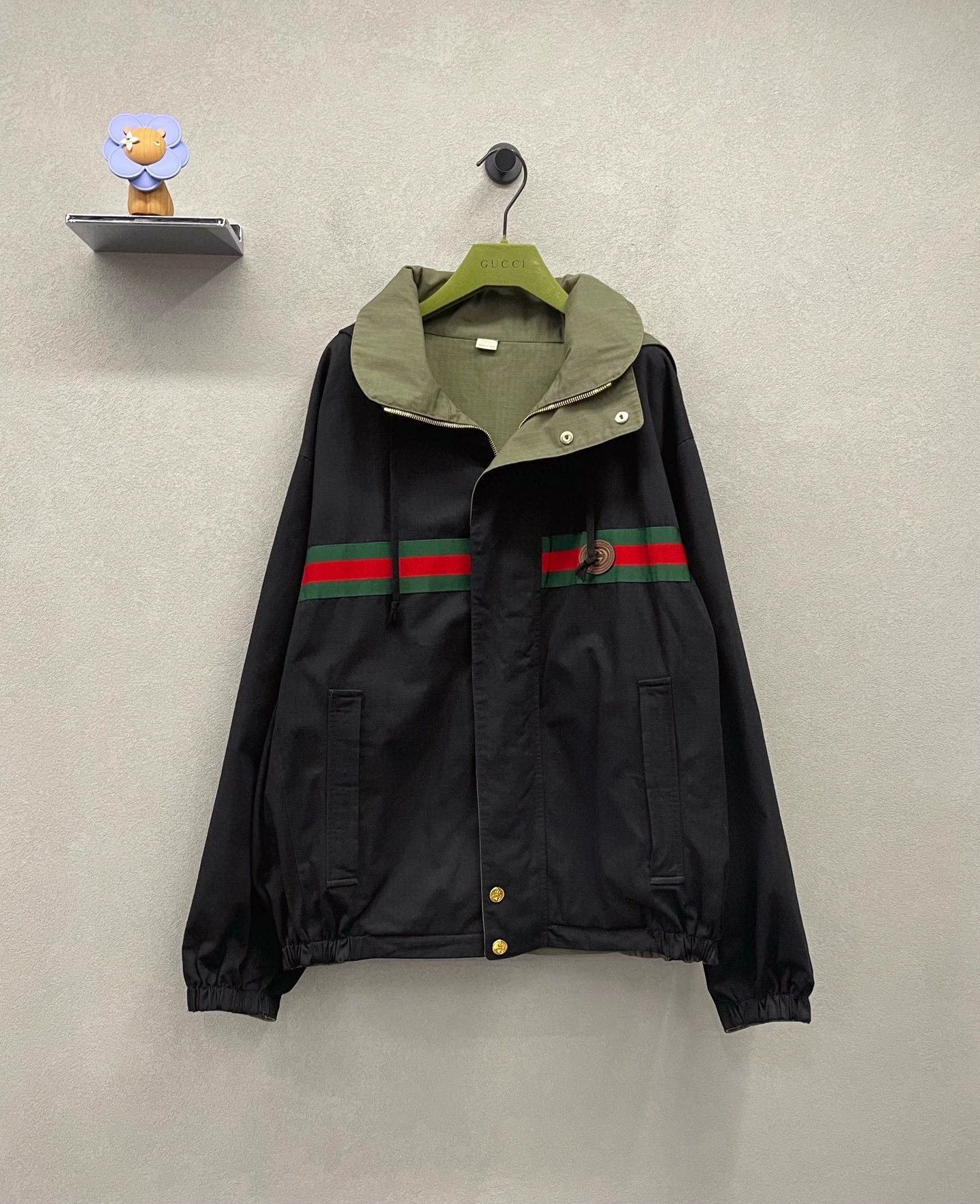 double-sided jacket by gucci in size 44