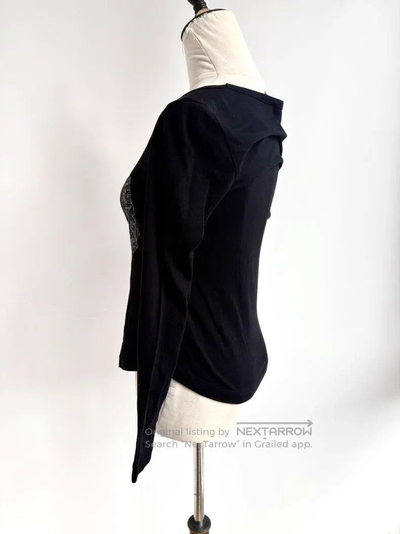 Vivienne Westwood Vivienne Westwood Black Love Heart Saturn Underwear Top T- Size M / US 6-8 / IT 42-44 - 4 Thumbnail