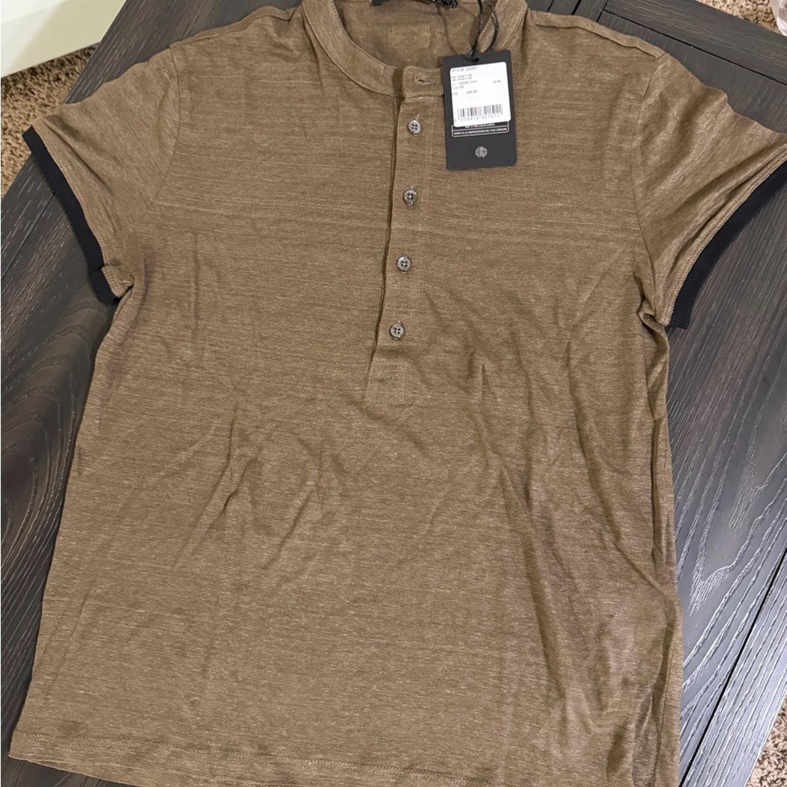 Roberto Cavalli Roberto Cavalli Henley Polo T-Shirt - NWT & Hologram Cert Size US XXL / EU 58 / 5 - 3 Thumbnail