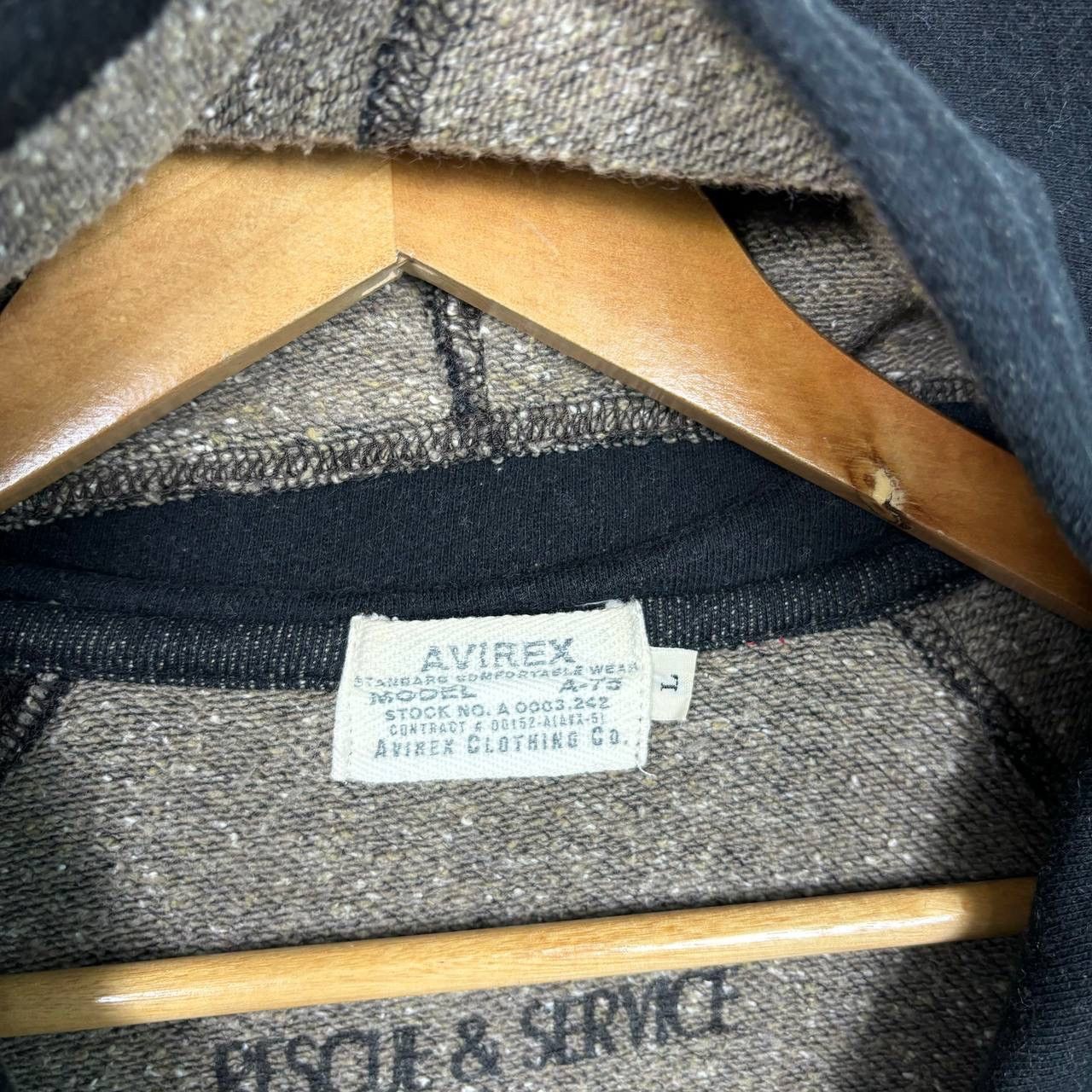 Avirex Vintage Avirex Fire Dept Hoodie Large Black Rescue Service Size US L / EU 52-54 / 3 - 8 Thumbnail