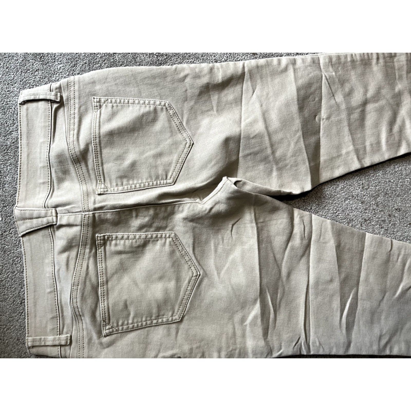 Vintage Bass Jeans Women Skinny Solid Beige Size 6 XS? Size 30" / US 8 / IT 44 - 4 Thumbnail