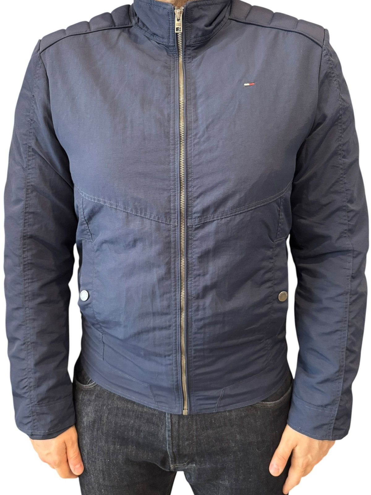 Tommy Hilfiger Tommy Hilfiger Denim Light Full Zip Bomber Jacket Large Size US L / EU 52-54 / 3 - 1 Thumbnail