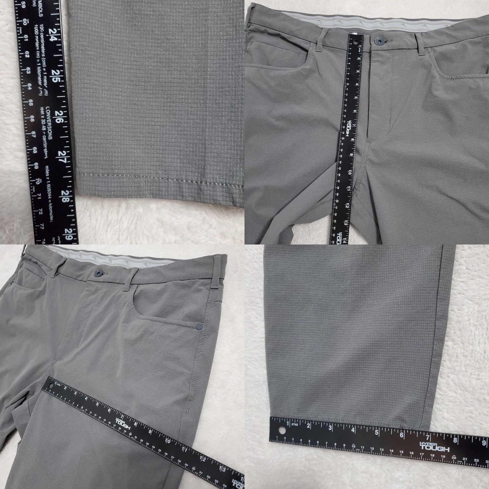 Tommy Bahama Tommy Bahama Pants Men 38X30 Gray Performance Nylon Blend Zip Pockets Stretch Size US 38 / EU 54 - 8 Thumbnail