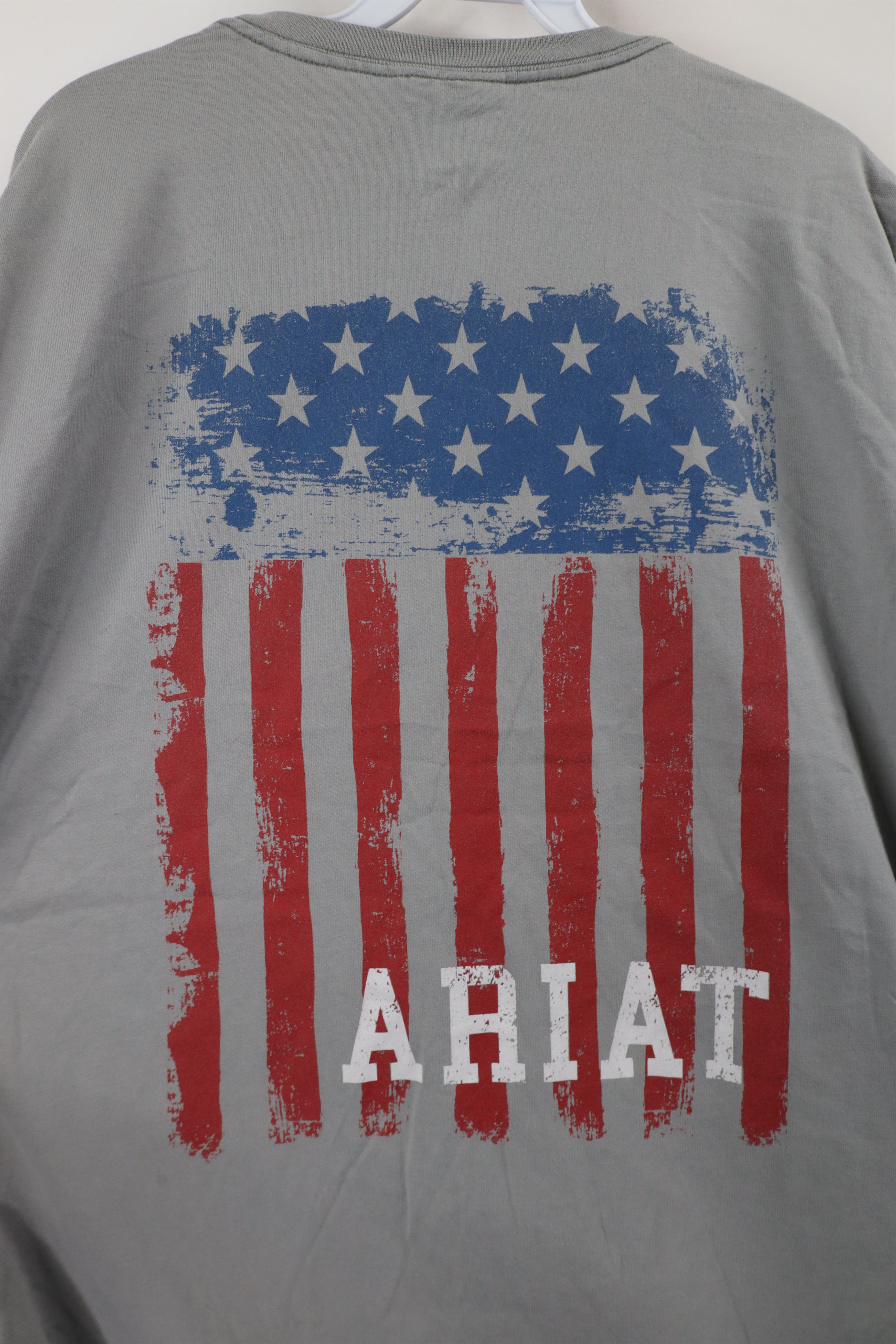 Ariat × Vintage Ariat Spell Fire Flame Resistant Long Sleeve T-Shirt Gray Size US XXL / EU 58 / 5 - 14 Thumbnail