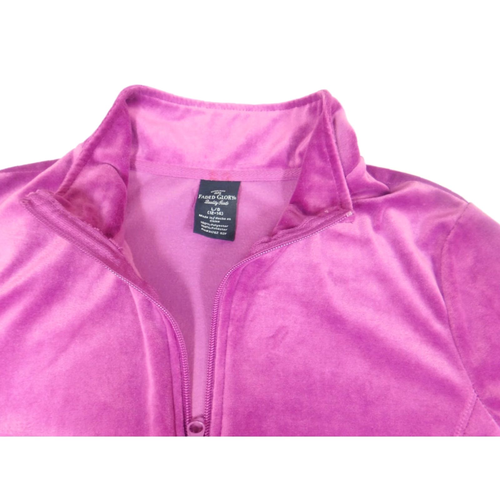 Faded Glory Faded Glory Womens Cardigan Sweater L Pink Puff Sleeve Knit Cotton Bow Button Regular Winter Full Zip Size L / US 10 / IT 46 - 5 Thumbnail