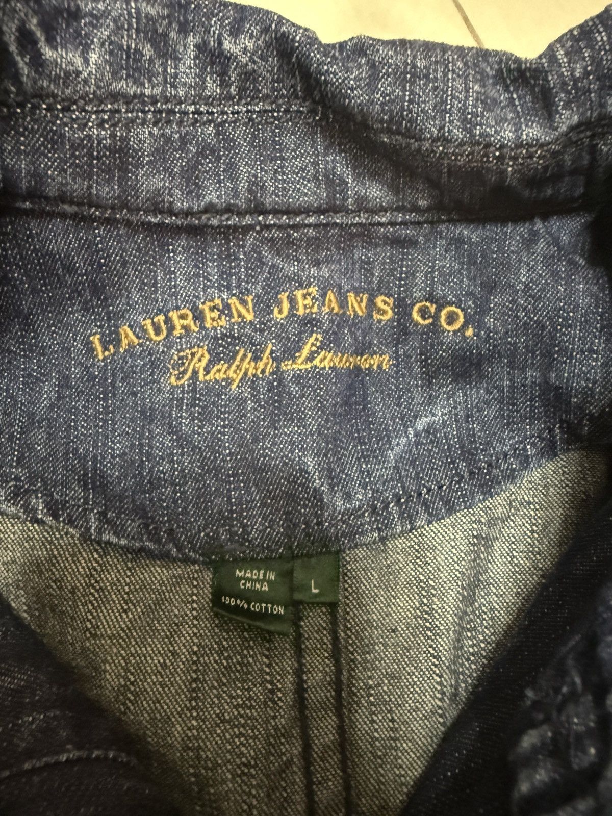 Ralph Lauren Lauren Jeans Co. Ralph Lauren mandarin chinese frog Size L / US 10 / IT 46 - 2 Thumbnail