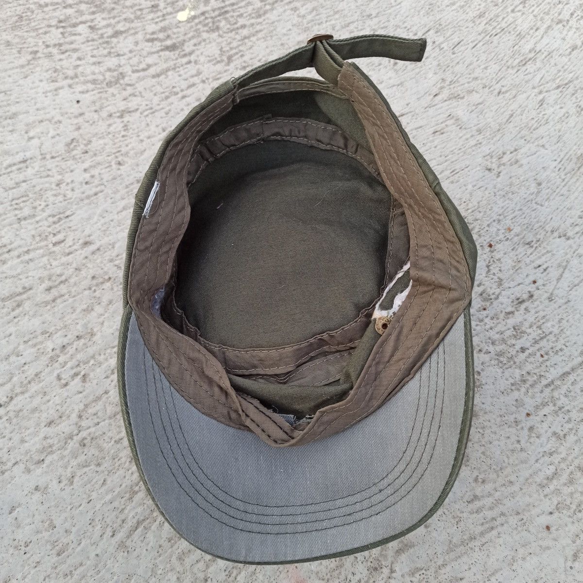 Unsound Rags Army green cadet hat. Unique design Size ONE SIZE - 17 Thumbnail