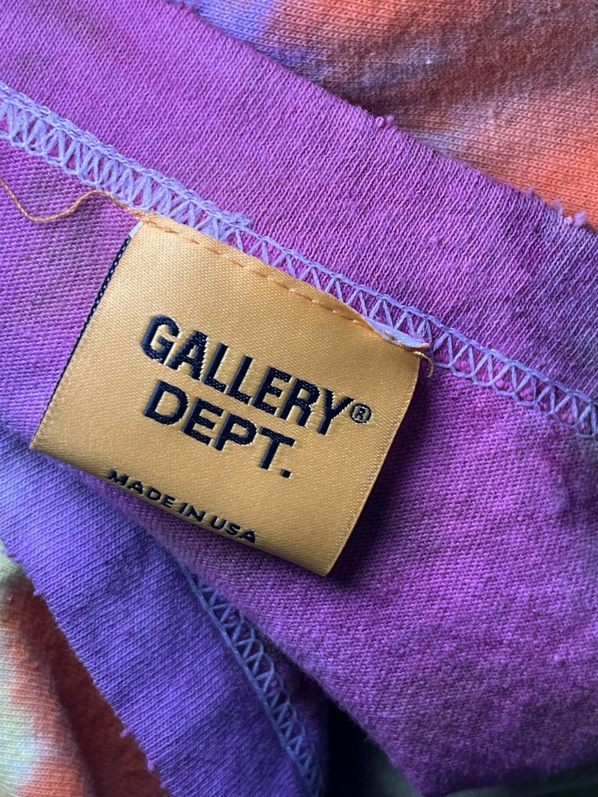 Gallery Dept. Gallery Dept. Weed Tie Dye Tee- XS Size US XS / EU 42 / 0 - 9 Thumbnail