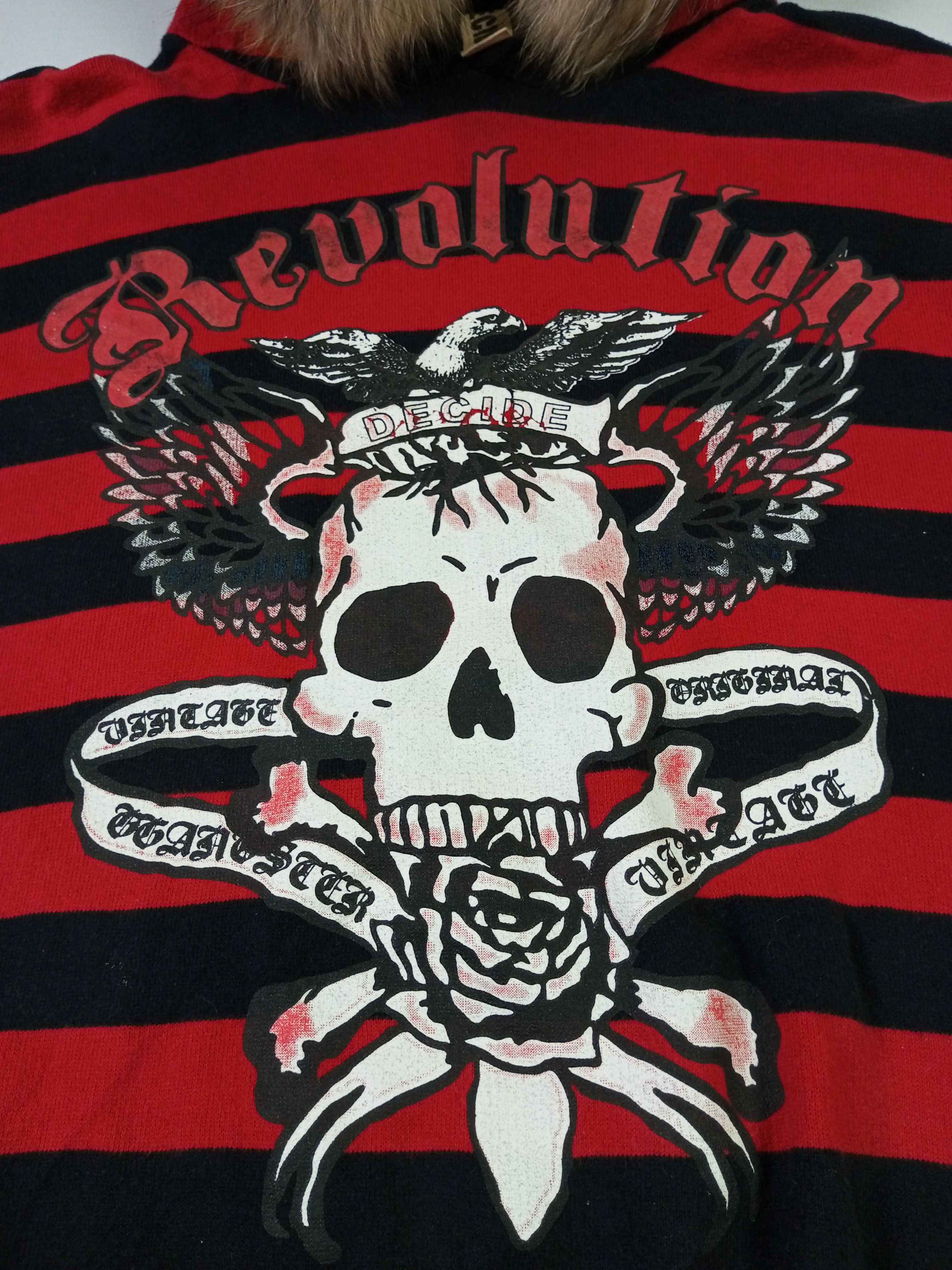If Six Was Nine Decide Revolution fur hoodie poem punk grunge style Size US M / EU 48-50 / 2 - 4 Thumbnail