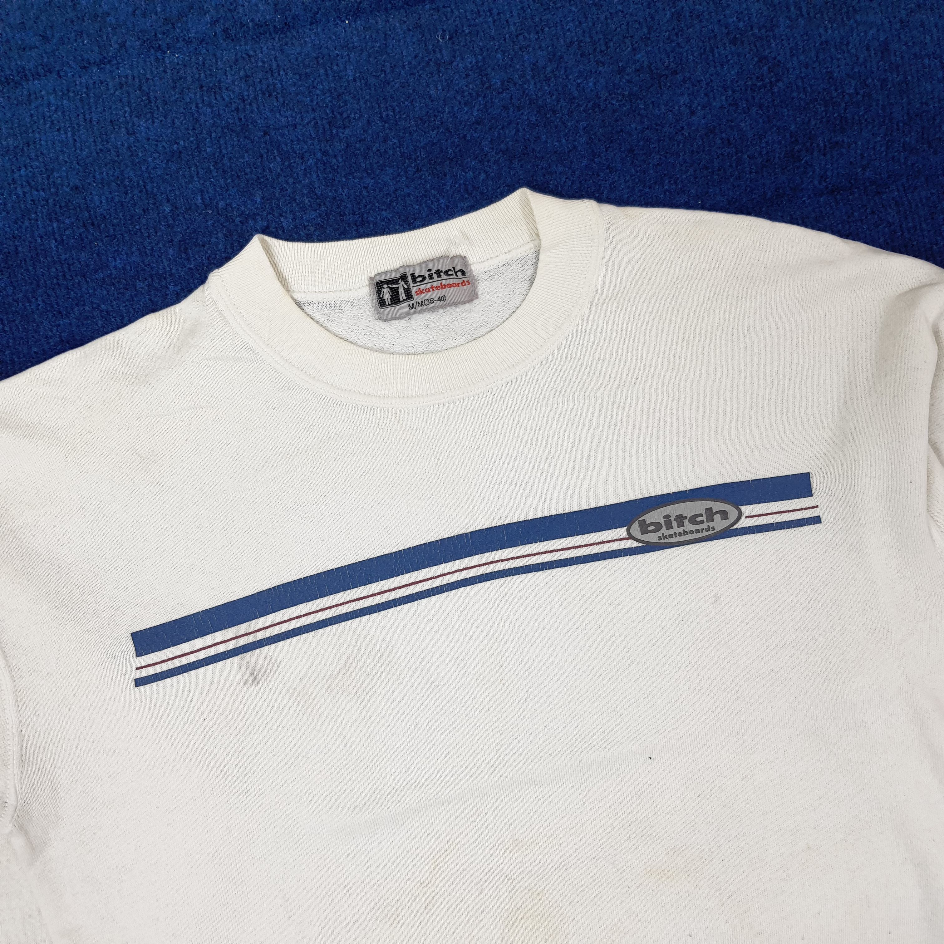 Vintage Vintage Bitch Skateboards Streetwear Sweatshirt C261N2 Size US M / EU 48-50 / 2 - 2 Thumbnail
