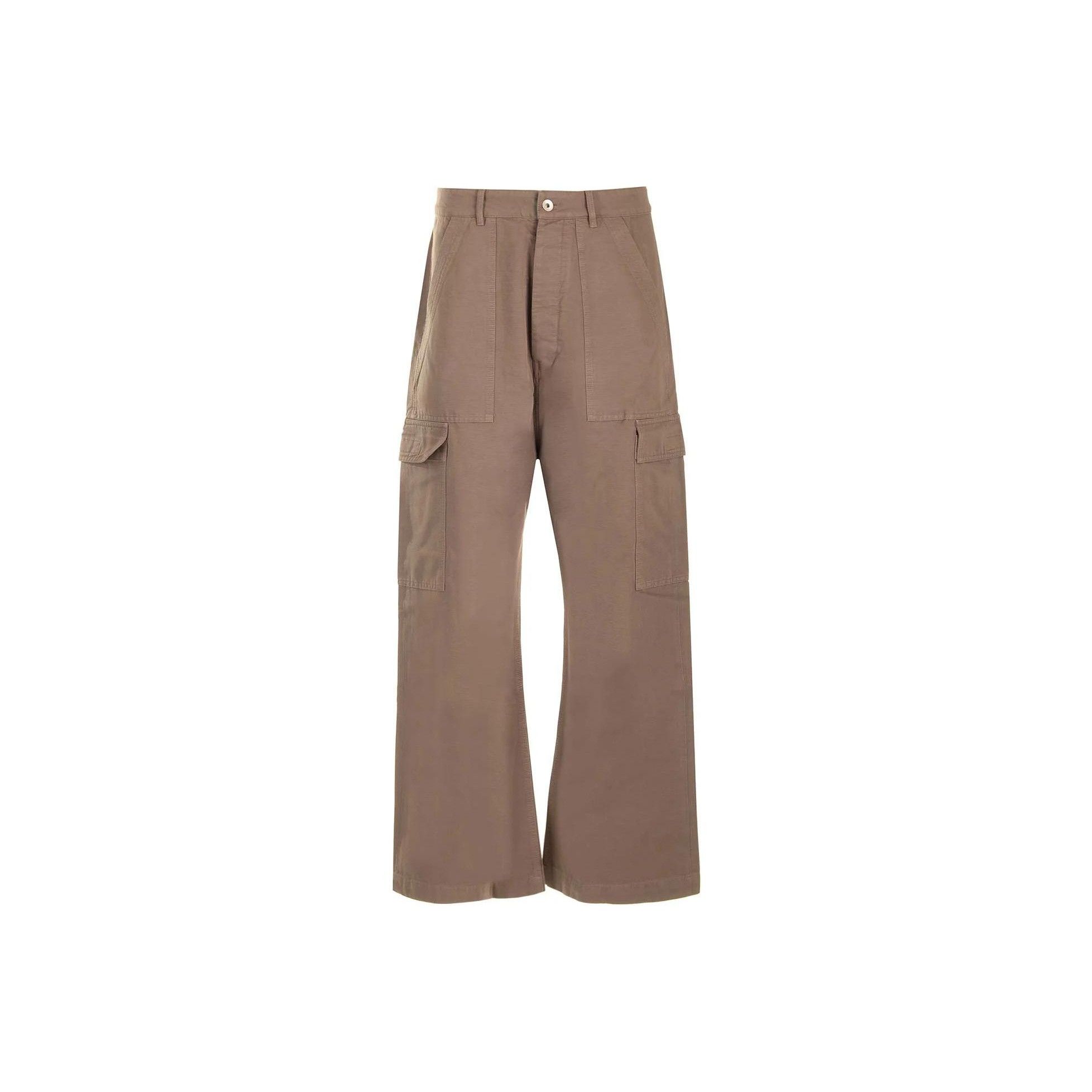 Rick Owens Drkshdw Rick Owens DRKSHDW Dust Cotton Cargo Pants S Size US 30 / EU 46 - 1 Thumbnail